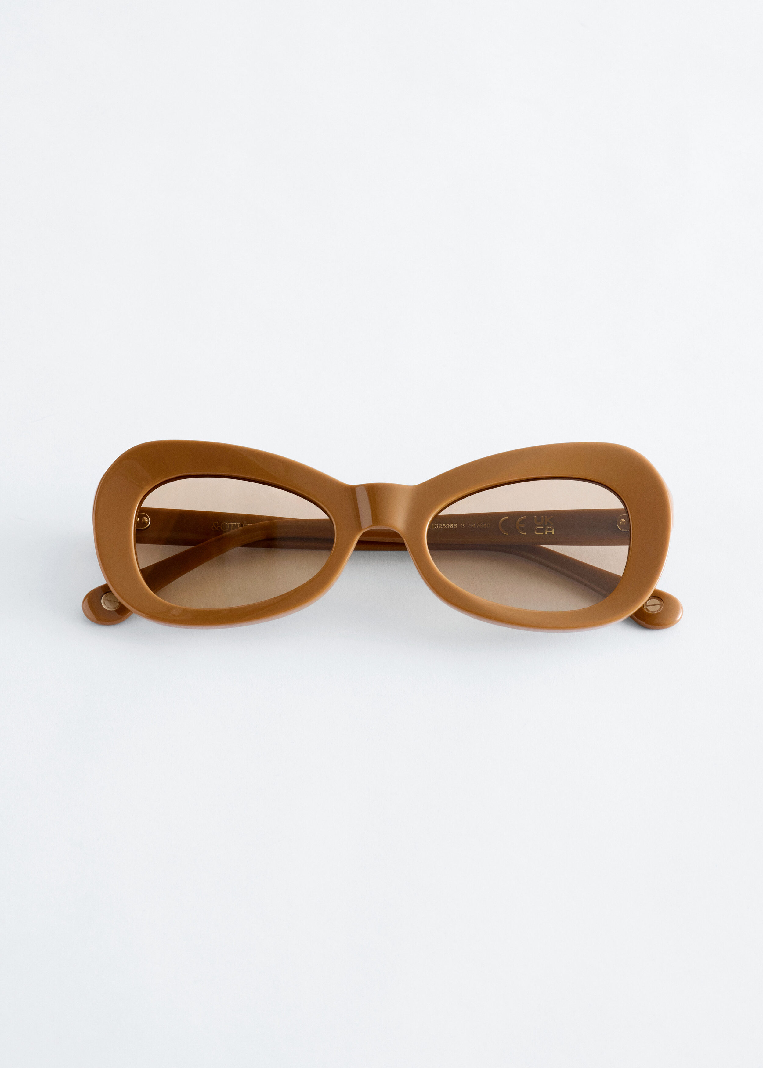 Oval Cat-Eye Sunglasses