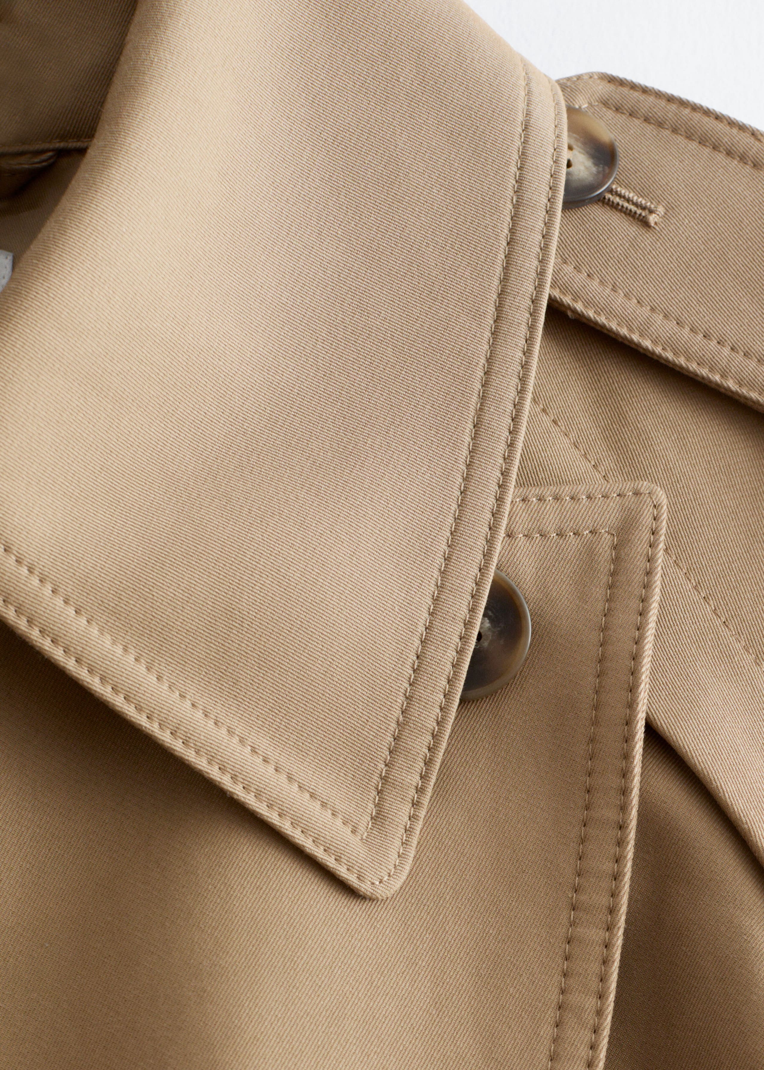 Relaxed Trench Coat - {{variantName}} - Descriptive Detail