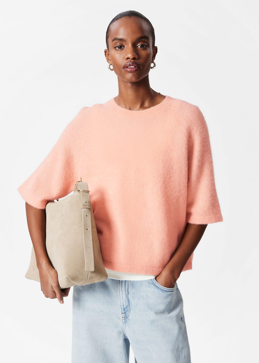 Image of Alpaca-Blend Knitted Top