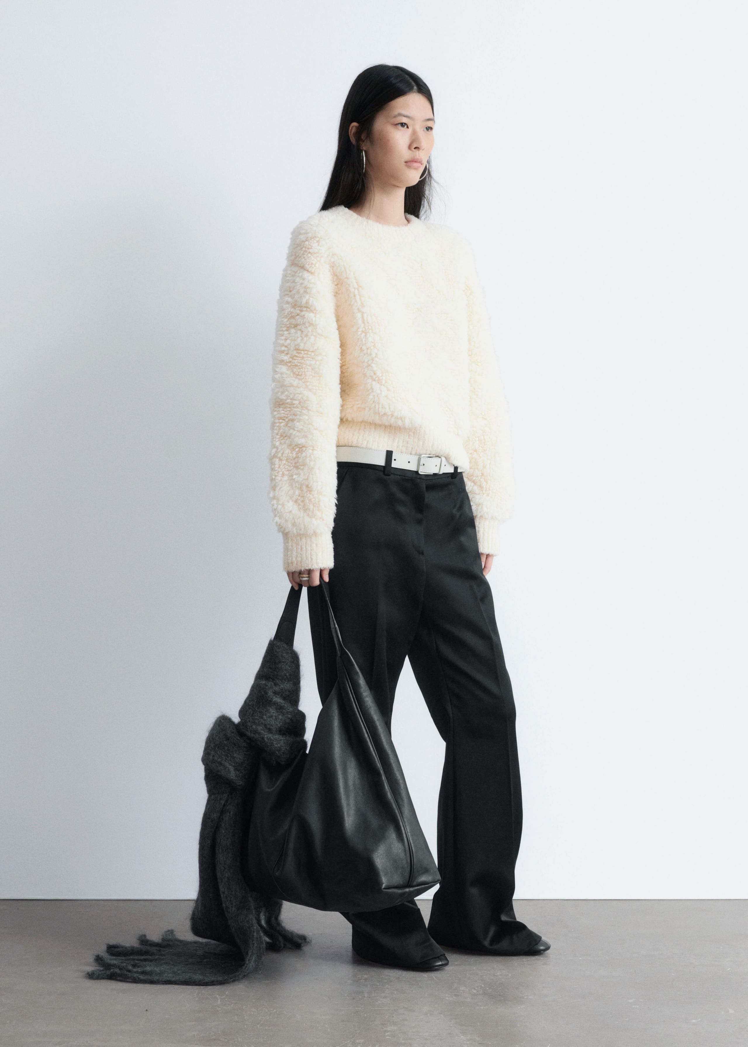 Image of Pile-Knit Wool Jumper