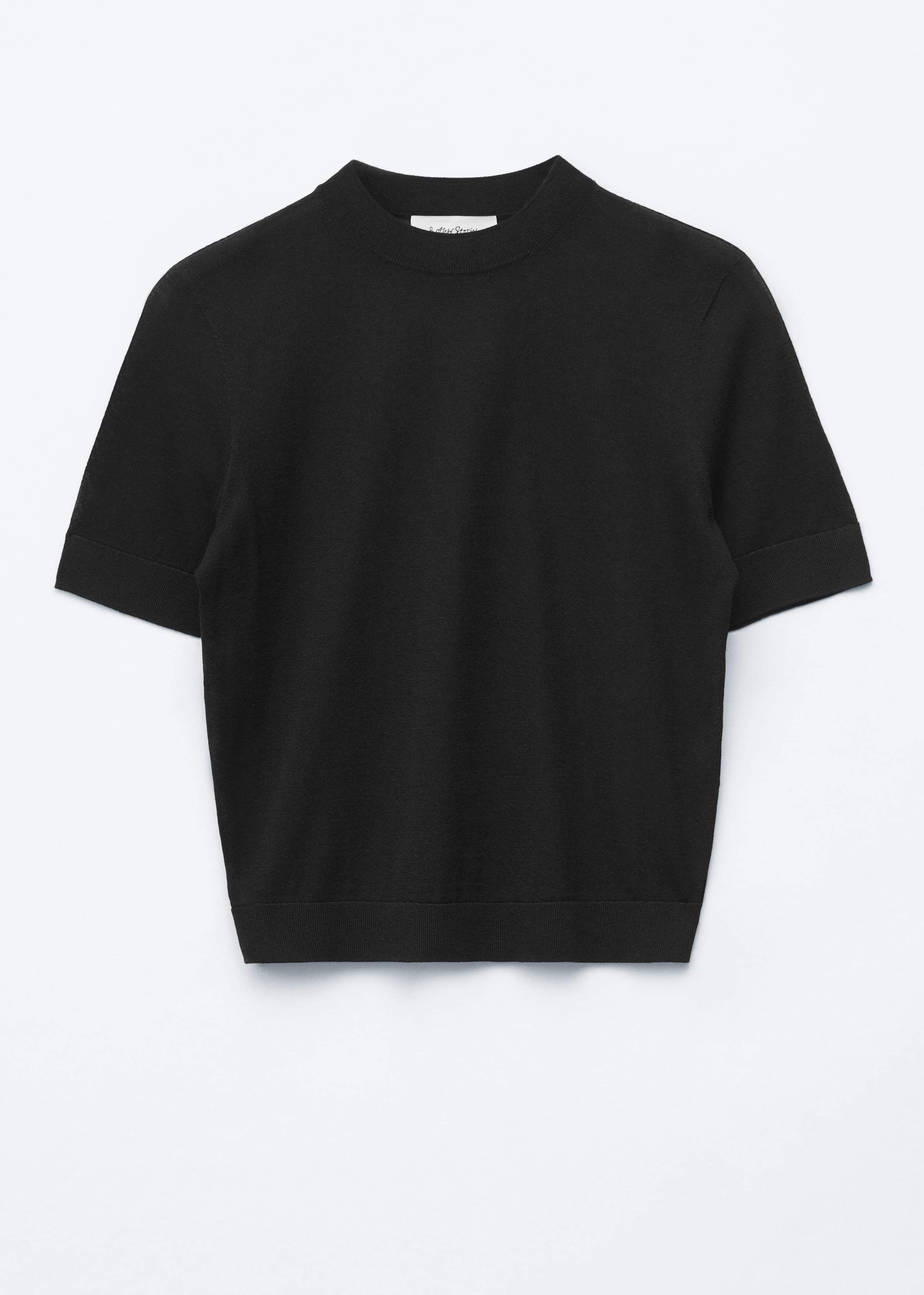 Image of Fine-Knit T-Shirt