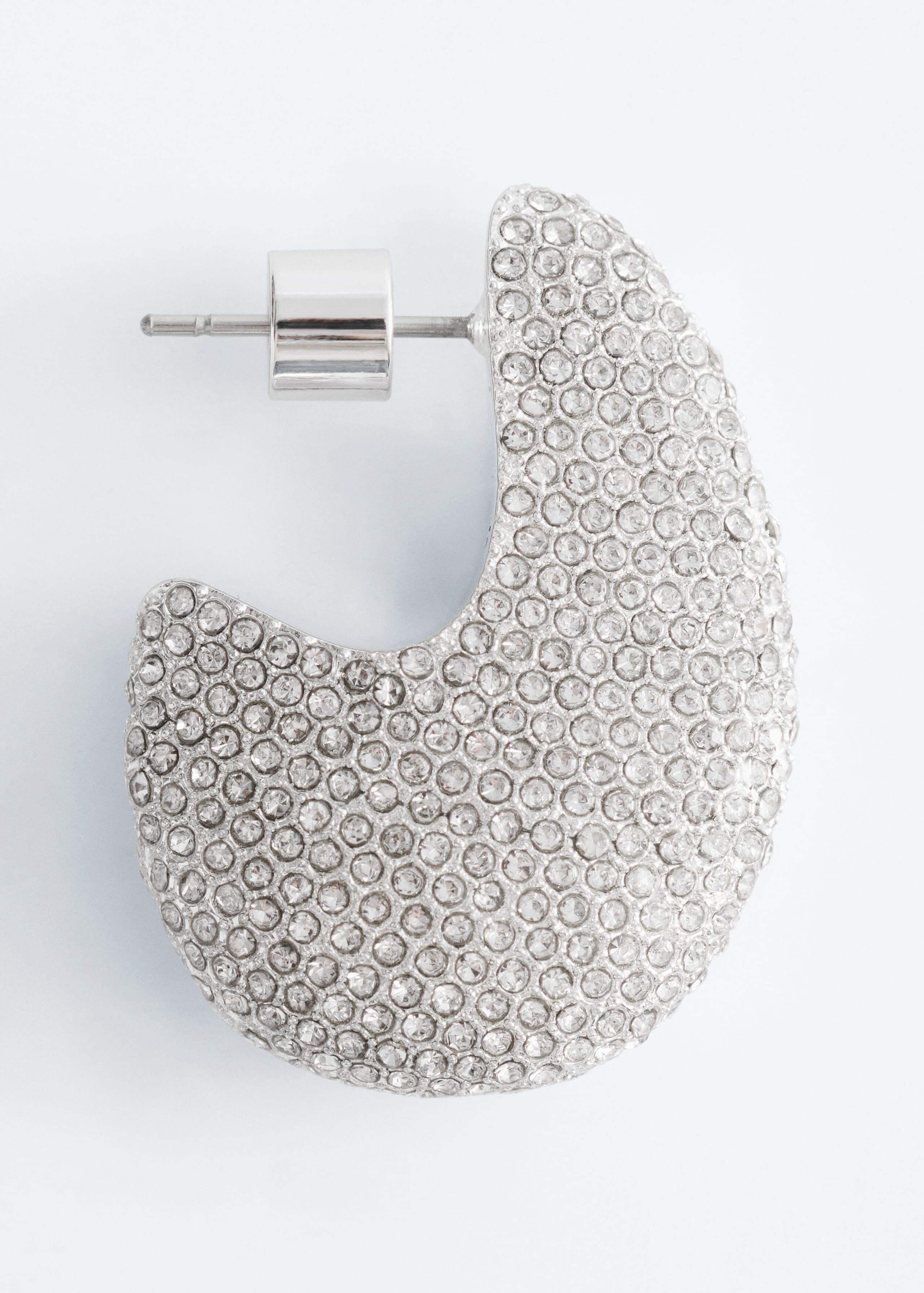 Image of Orecchini a goccia bombati con cristalli