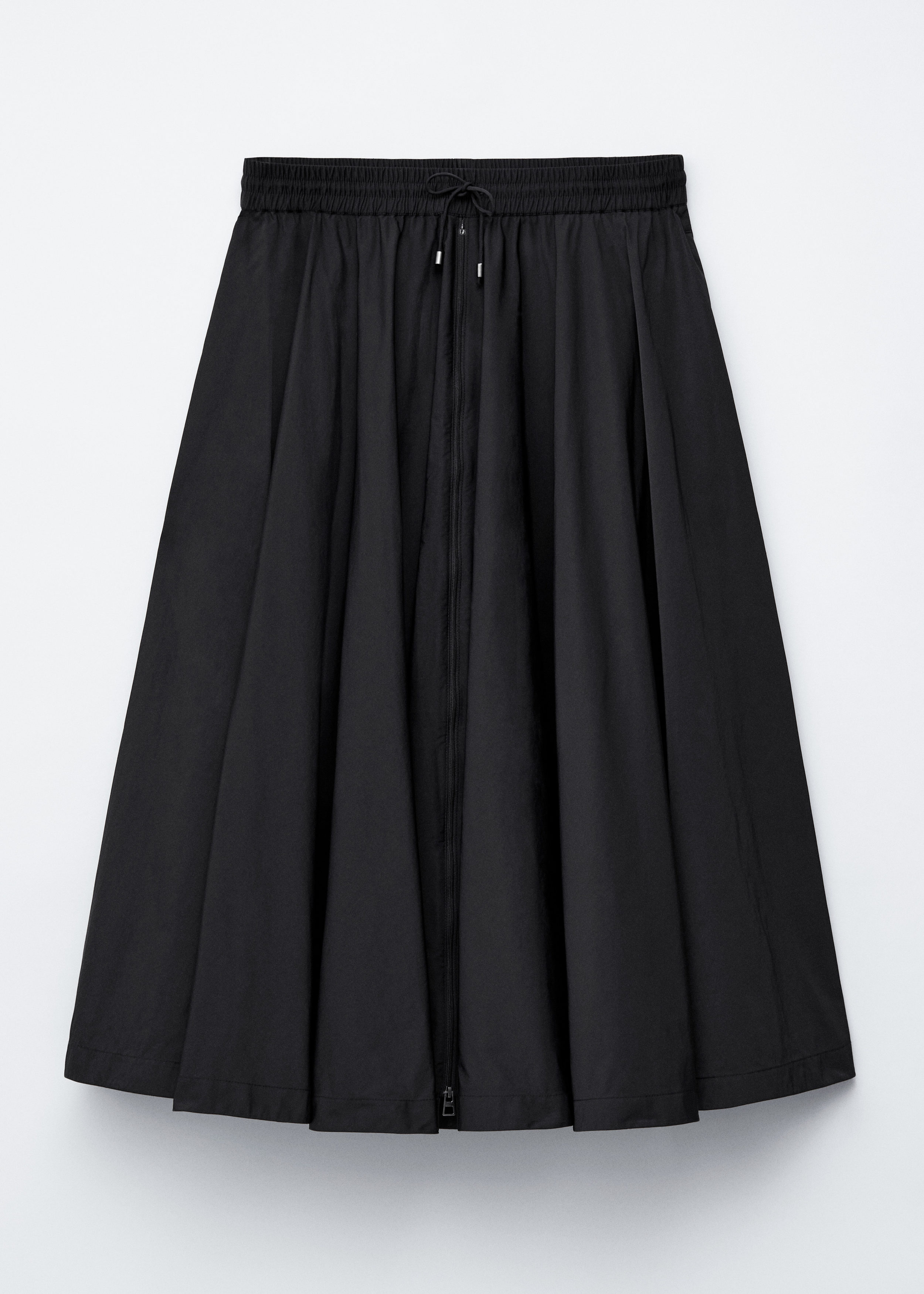 Drawstring A-line Midi Skirt - Black - & Other Stories US