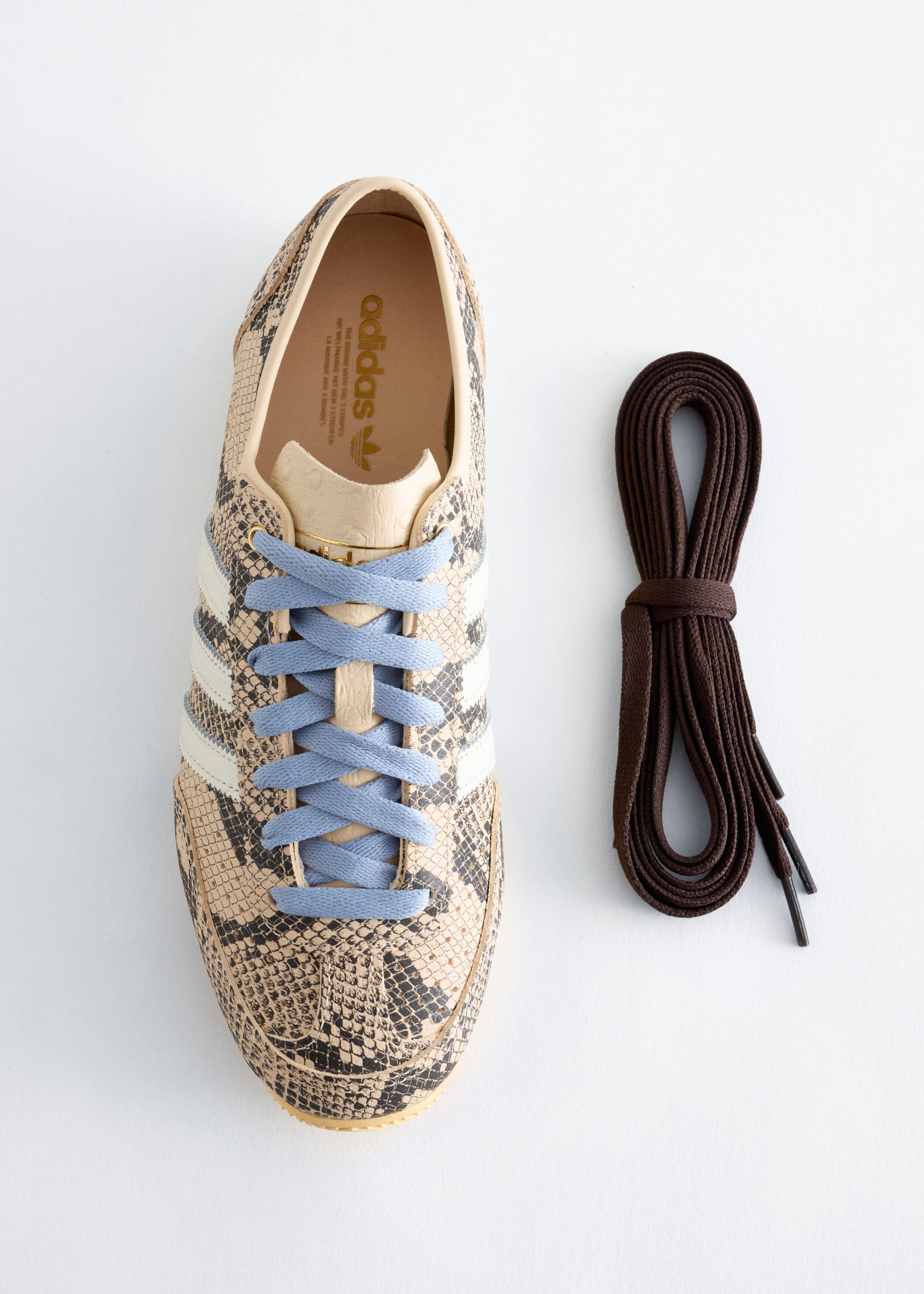 Sneakersy adidas Originals Japan Decon – Beżowy/Wzór skóry węża – Martwa natura