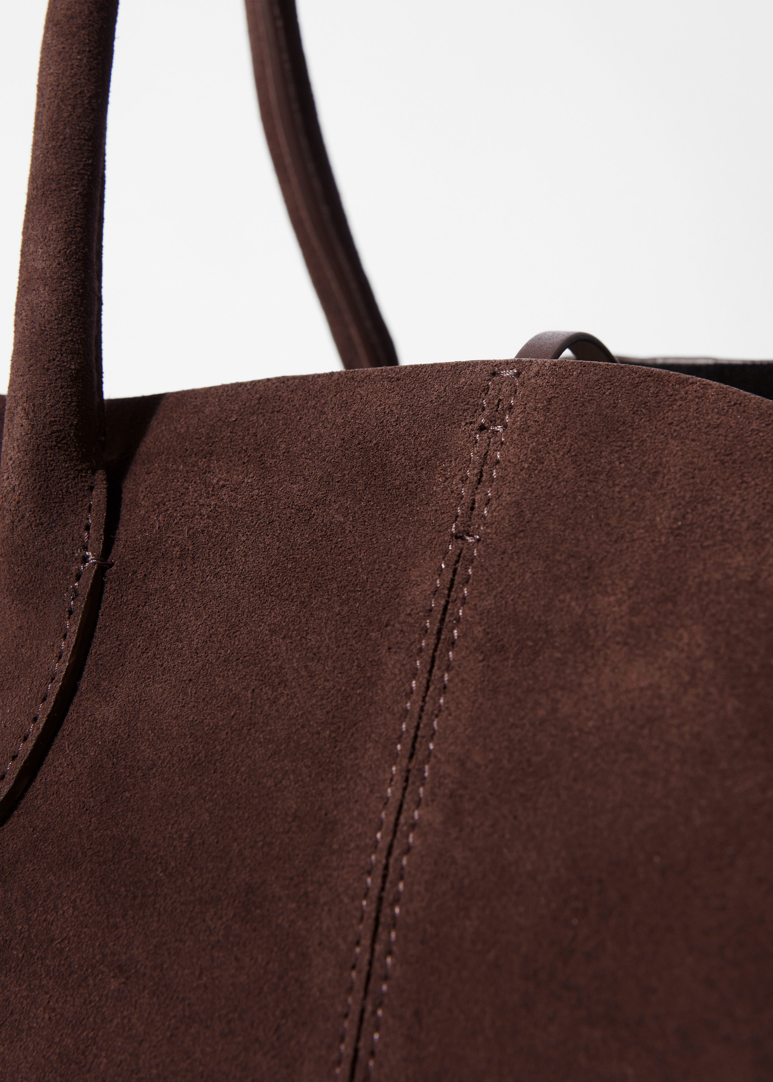 “& Other Stories” Large Suede Tote Cognac 7bab6a6f6c731395777e9f1a530ef5