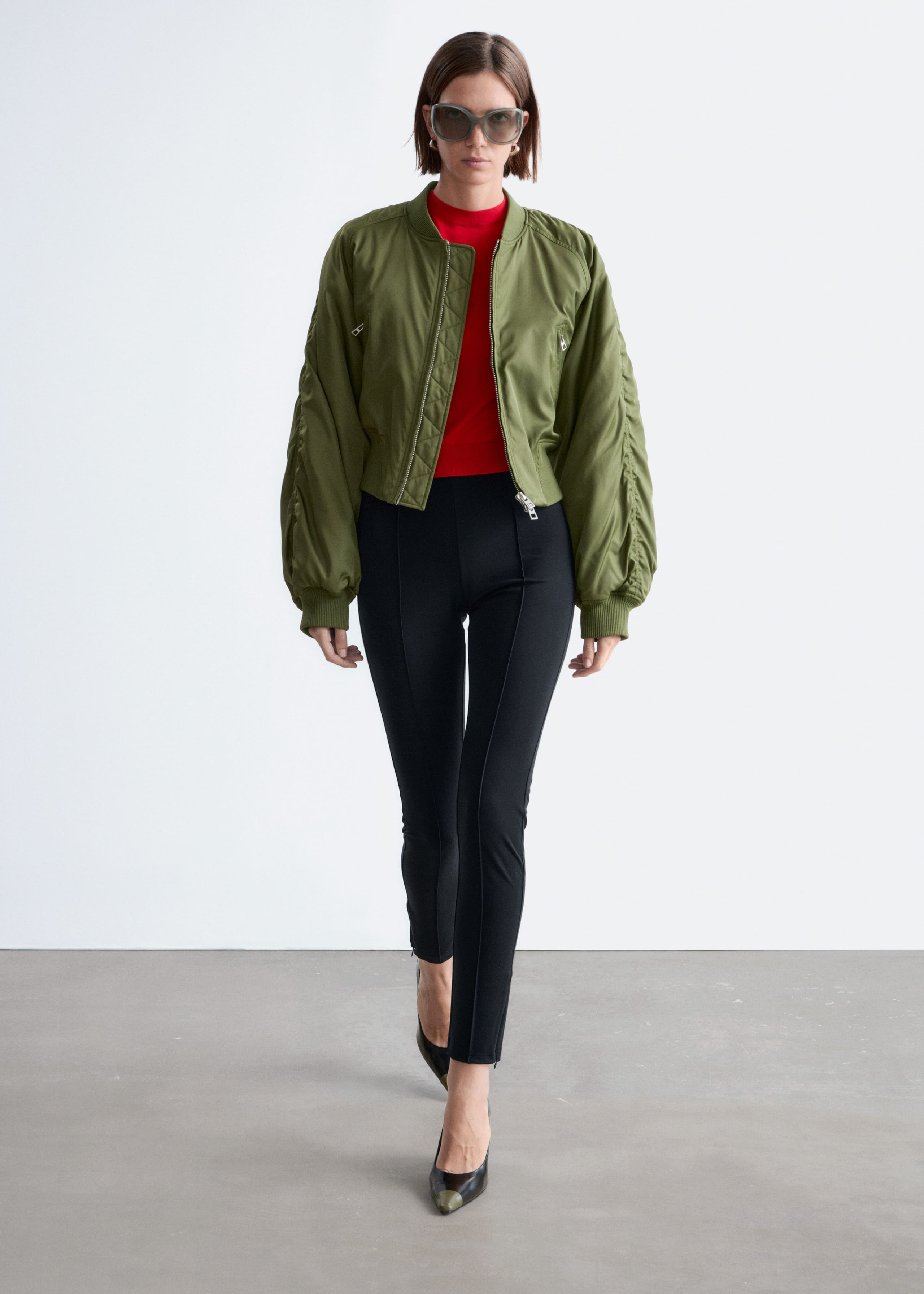 Image of Jersey Pintuck Leggings