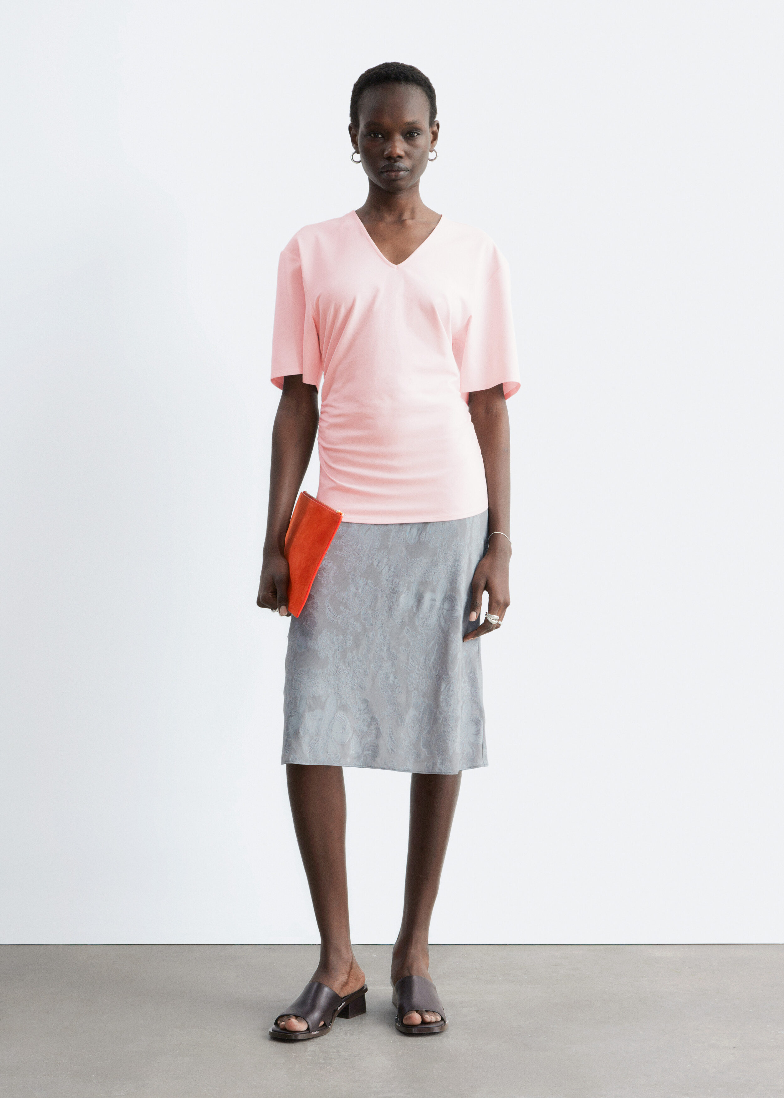 Smocked Frill Top - Red - Tops - & Other Stories US