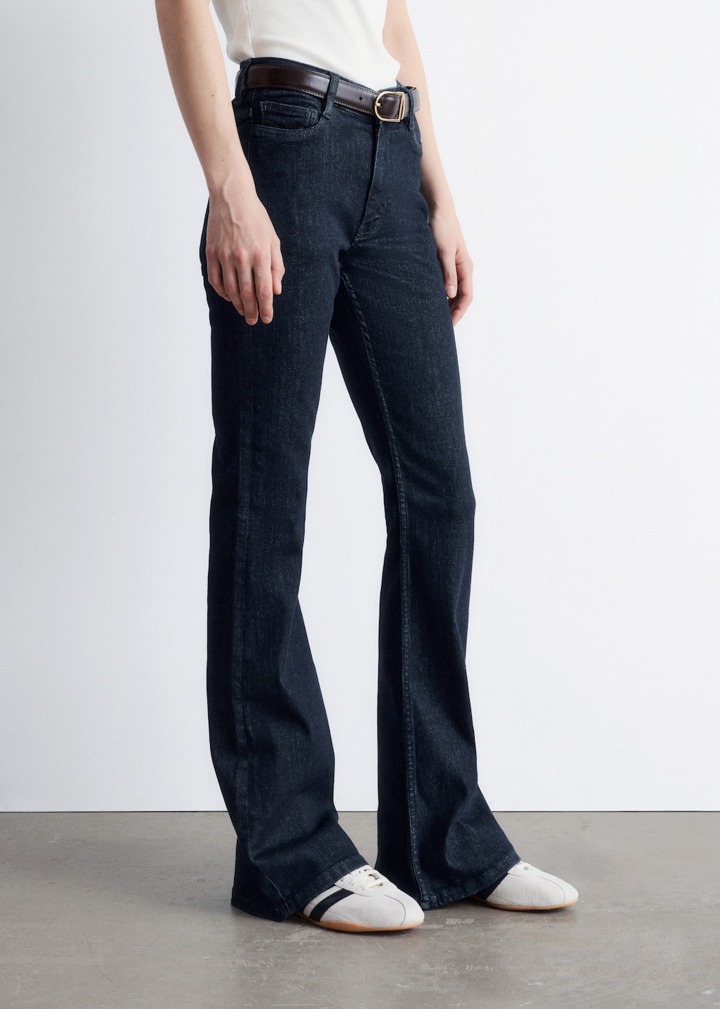 Image of Slim Low-Rise Bootcut Jeans