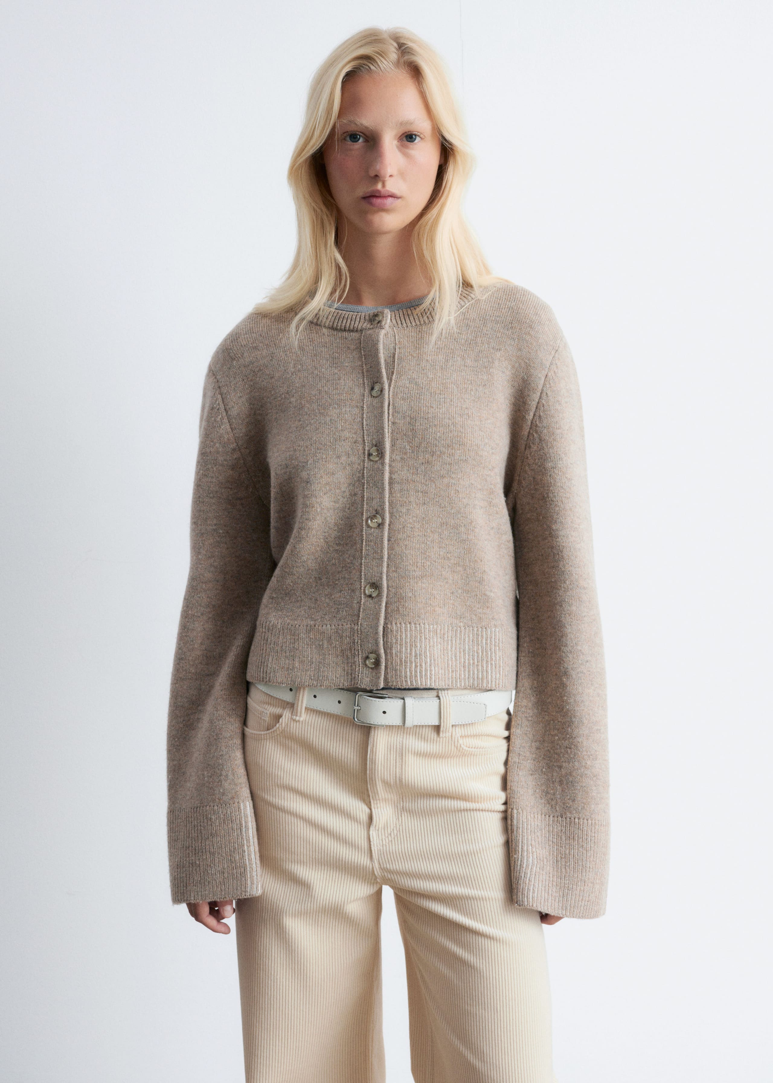 Image of Cropped Boxy Cardigan