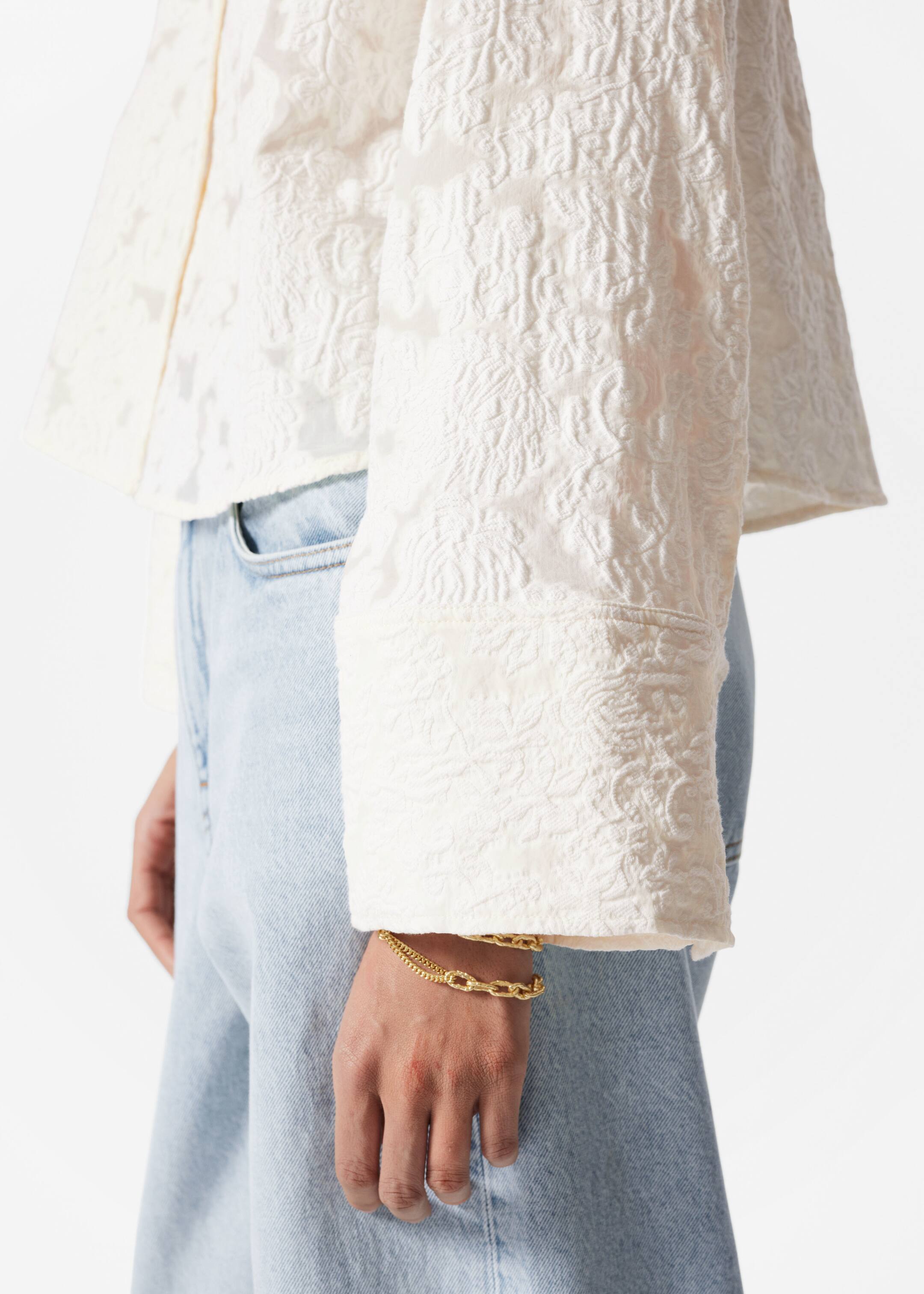 Vezi imaginea mai mare: Cămașă Jacquard - Alb - FEMEI | H&M RO 4