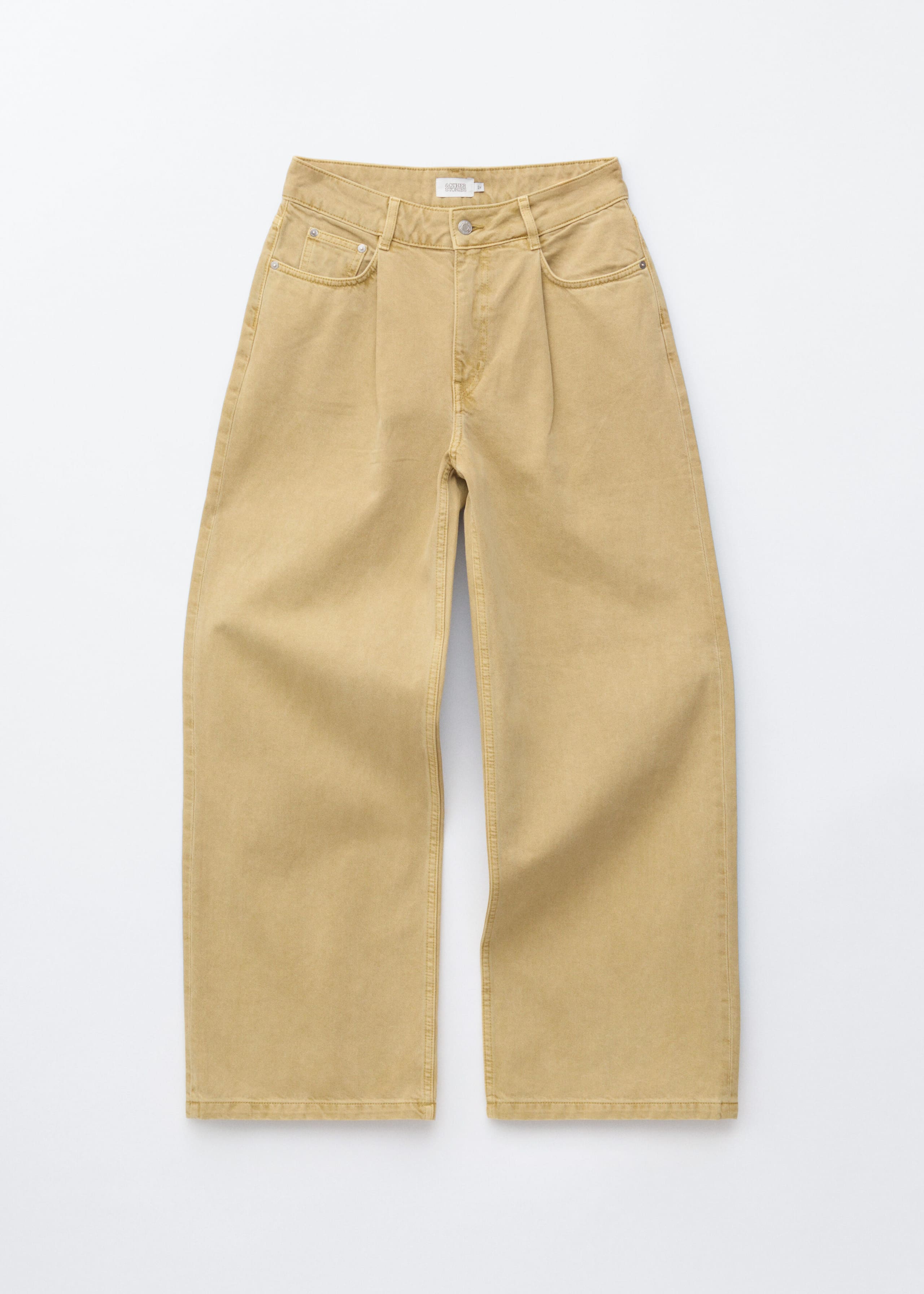 Image of Fold-Detail Jeans