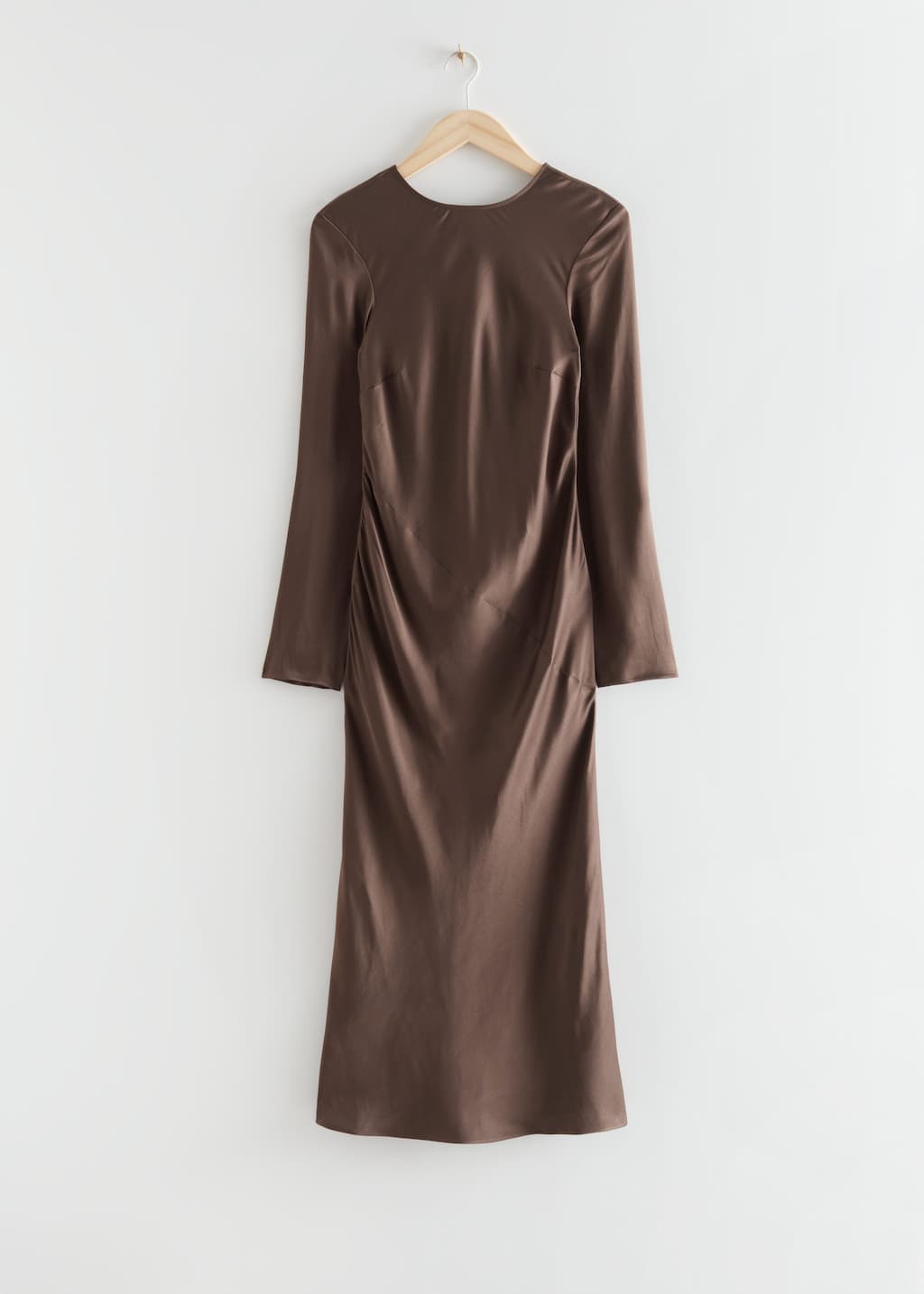 OpenBackMidiDress - Brown - Bodegón
