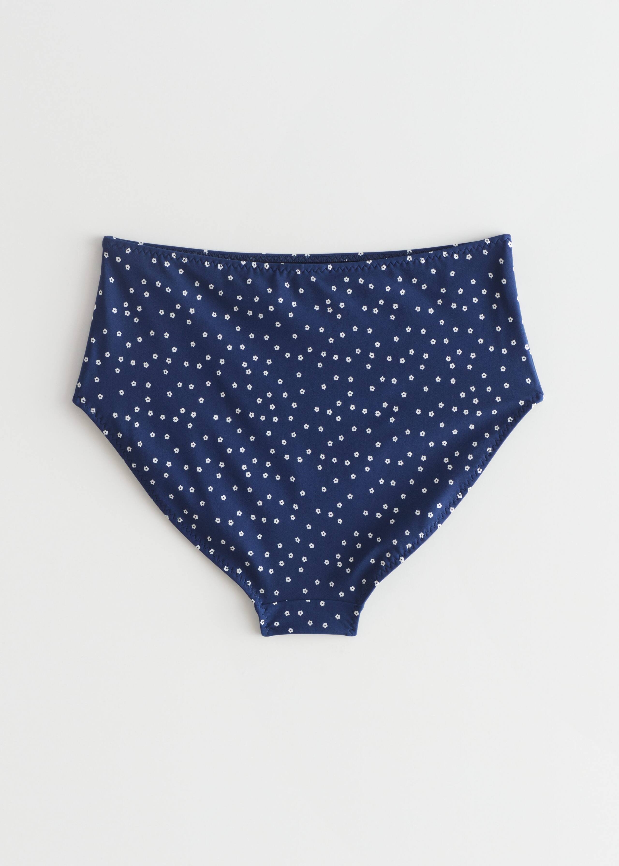 Printed Bikini Briefs - Navy - Still Life