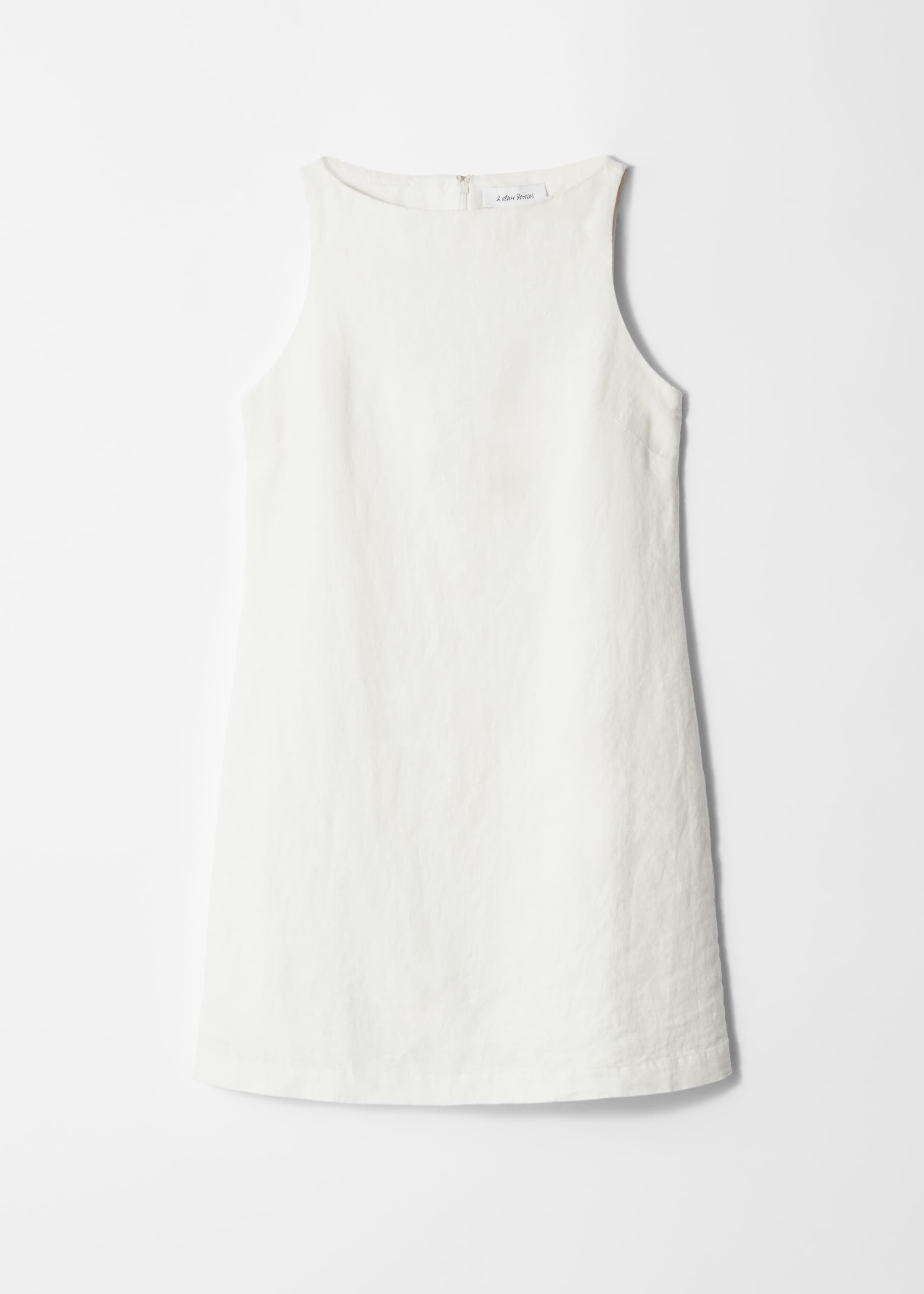 Ingrandisci l'immagine: Linen Mini Dress - White - DONNA | H&M CH 5