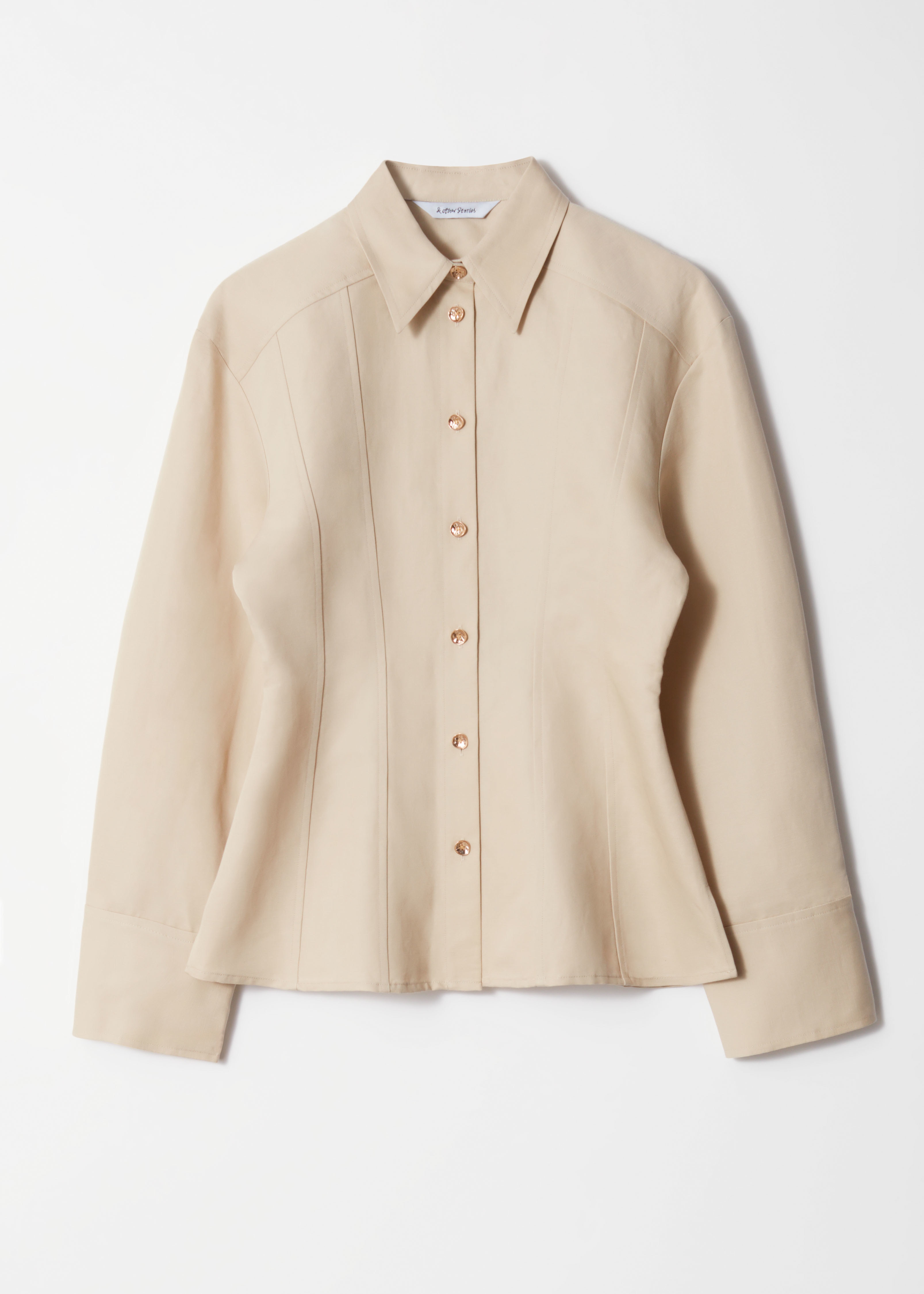 Κωνικό Πουκάμισο - Μπεζ