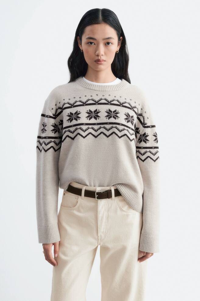 Jumper i uld og bomuld - Mole - 1