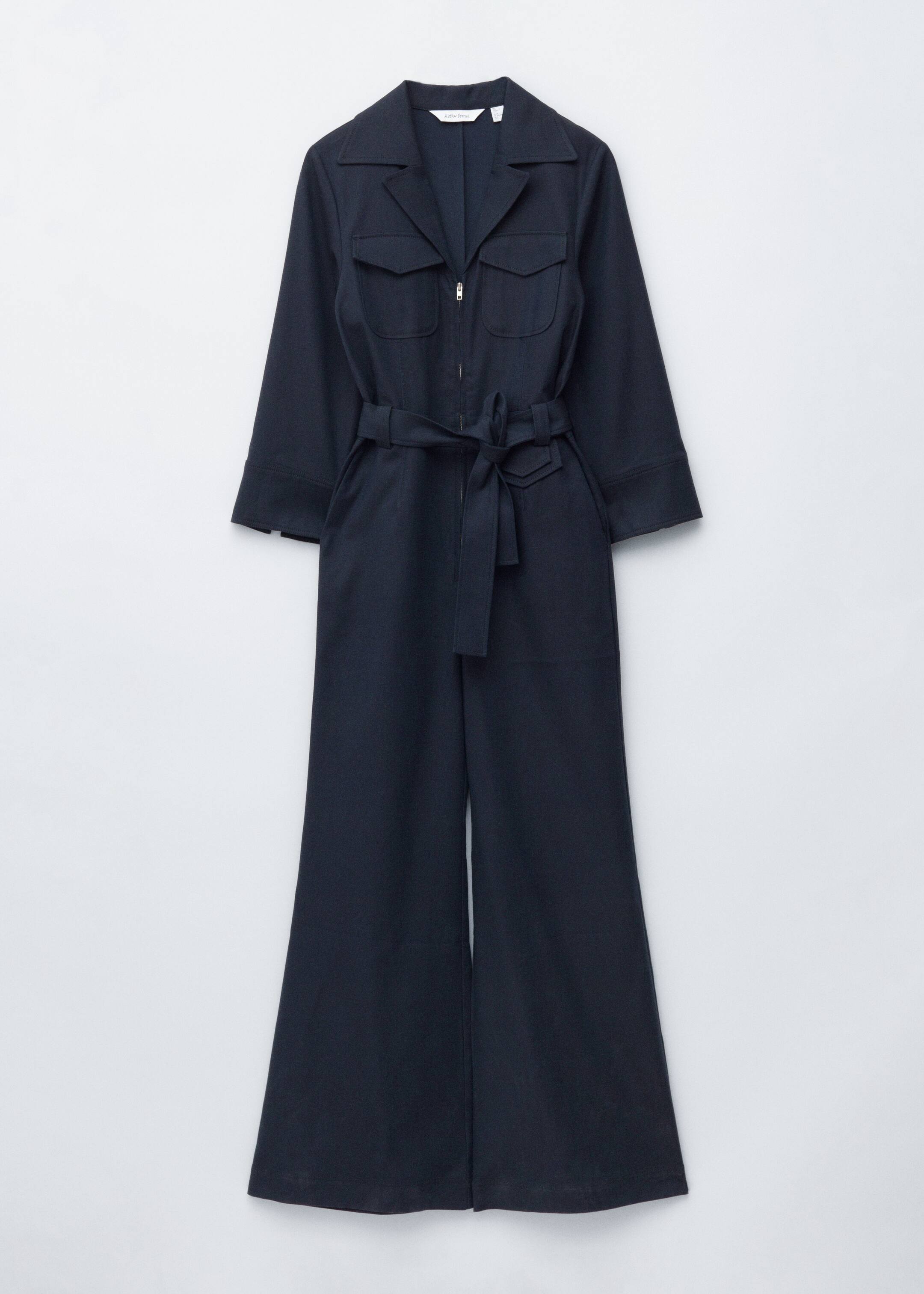 Ingrandisci l'immagine: Belted Utility Jumpsuit - Dark Blue - DONNA | H&M CH 6