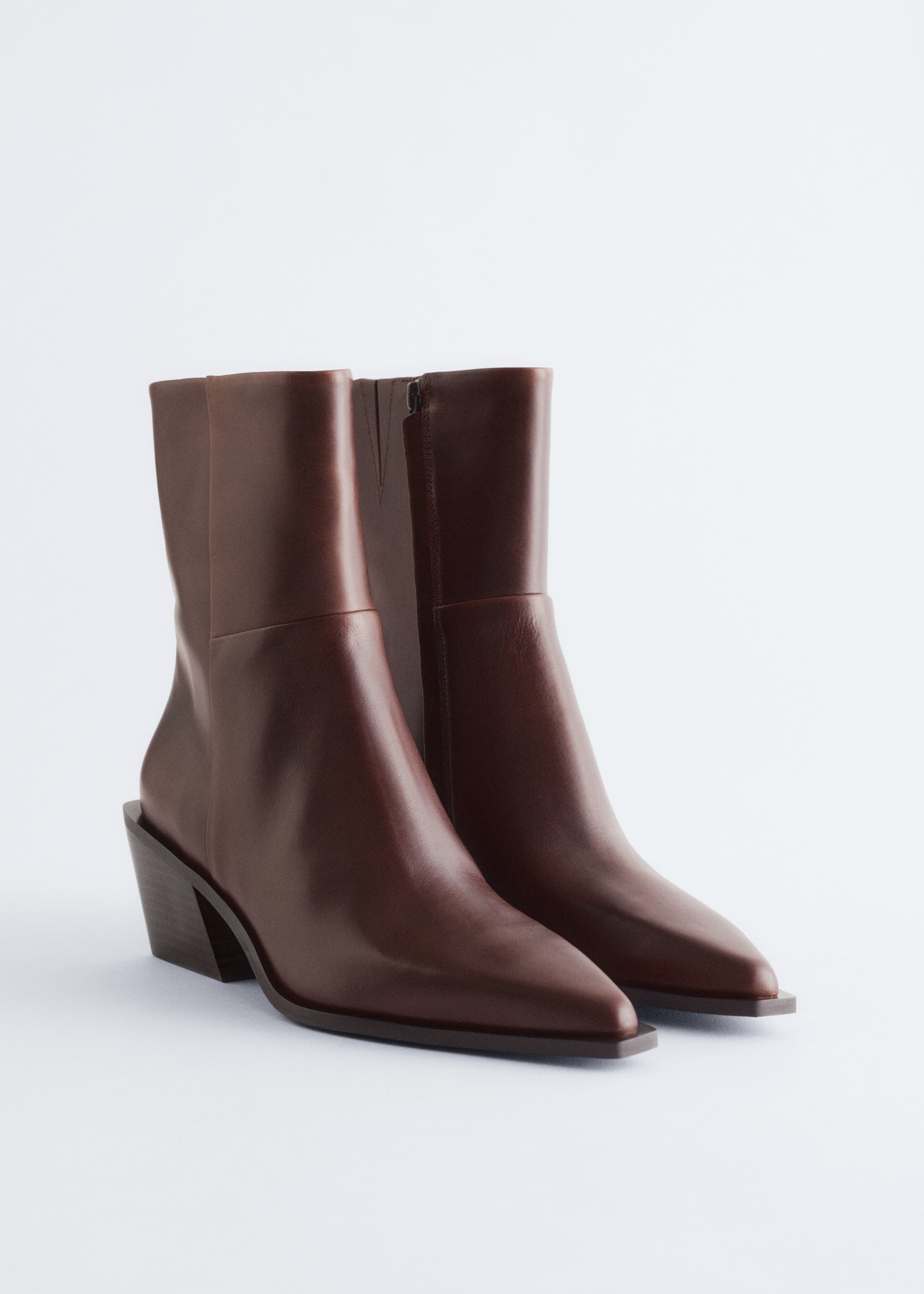 Visualizza immagine più grande: Stivali da cowboy in pelle liscia - Marrone - DONNA | H&M IT 4