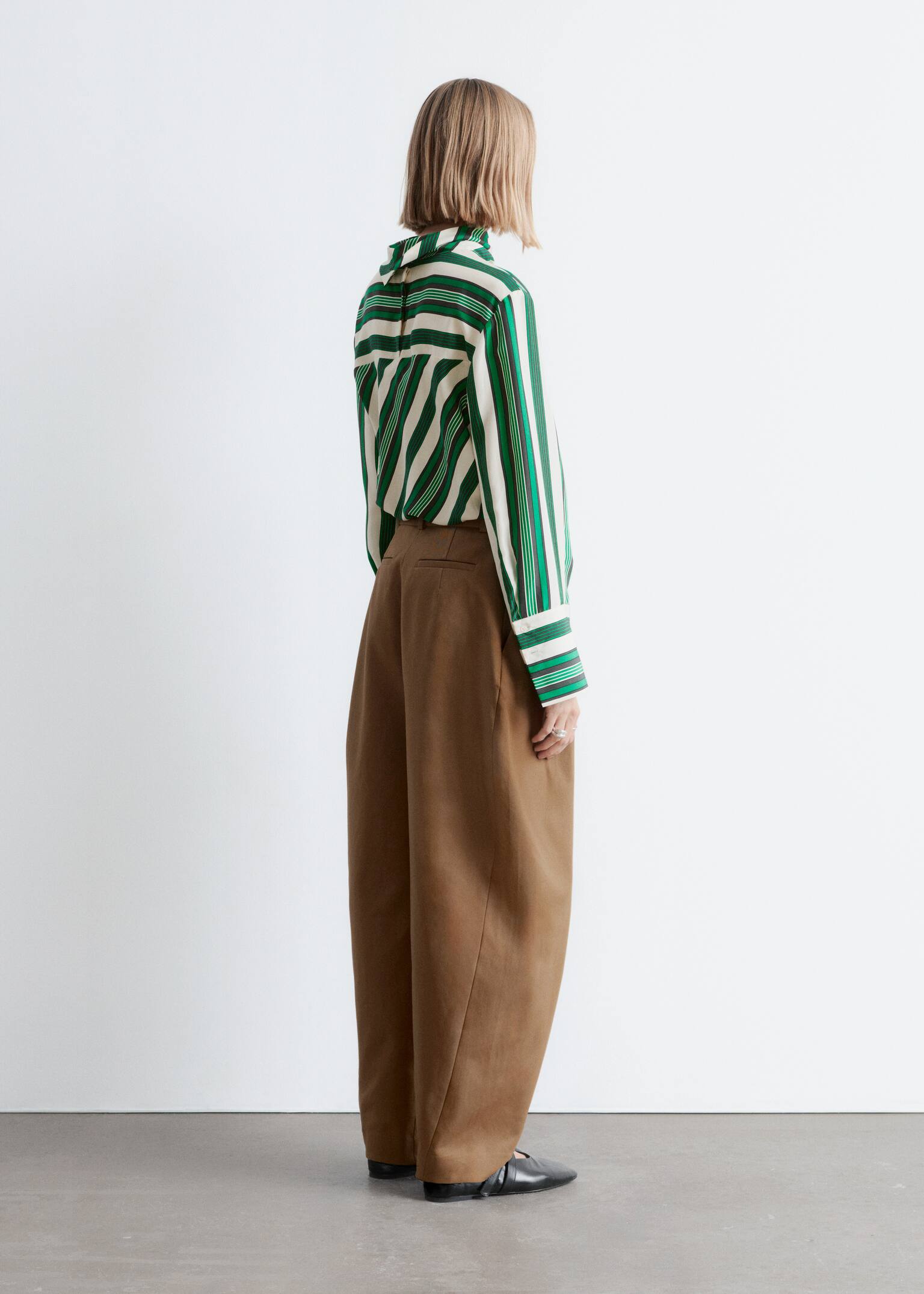 Pantalon barrel - Marron Clair - 5