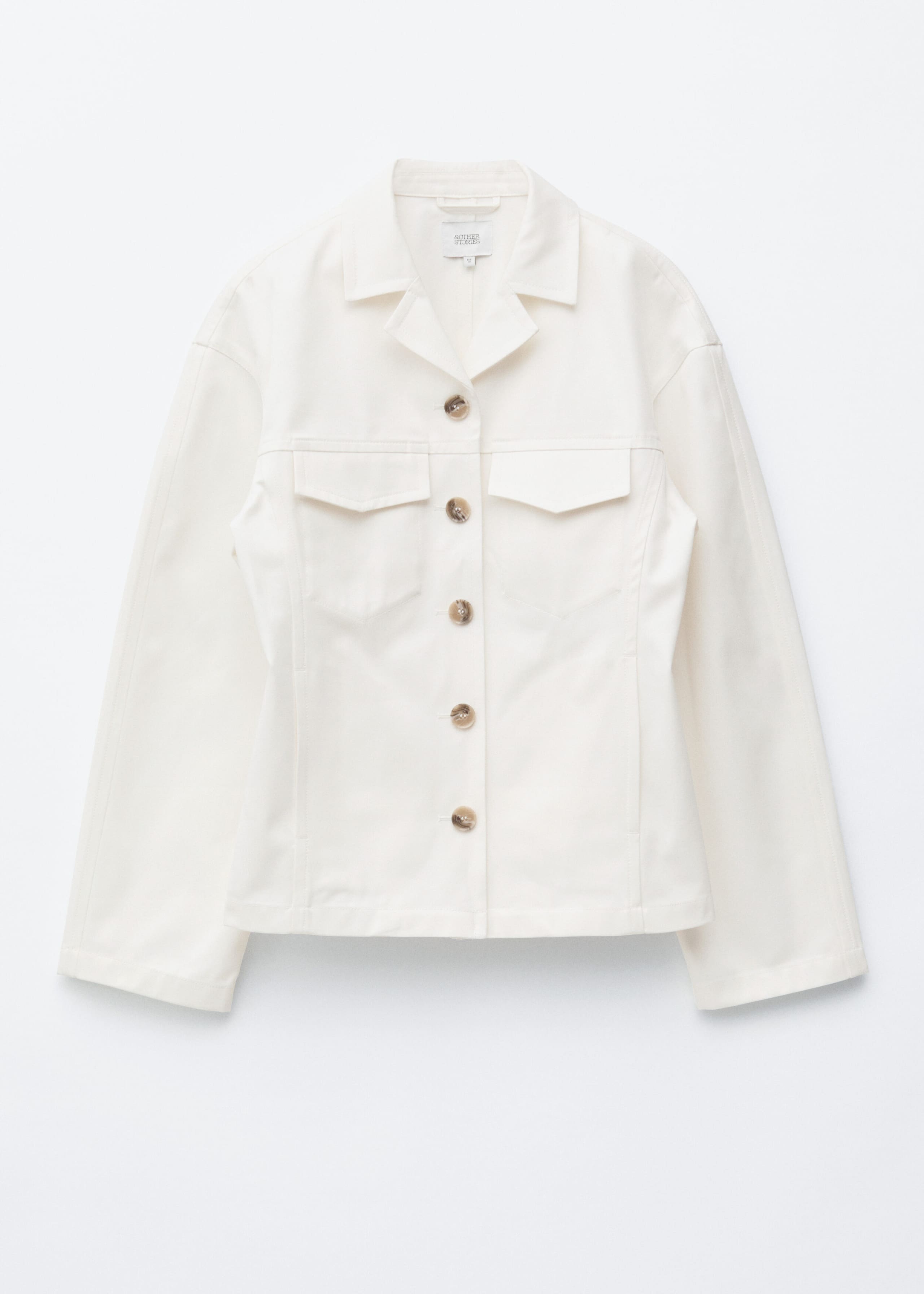 Image of Cotton Twill Tailored Jacket