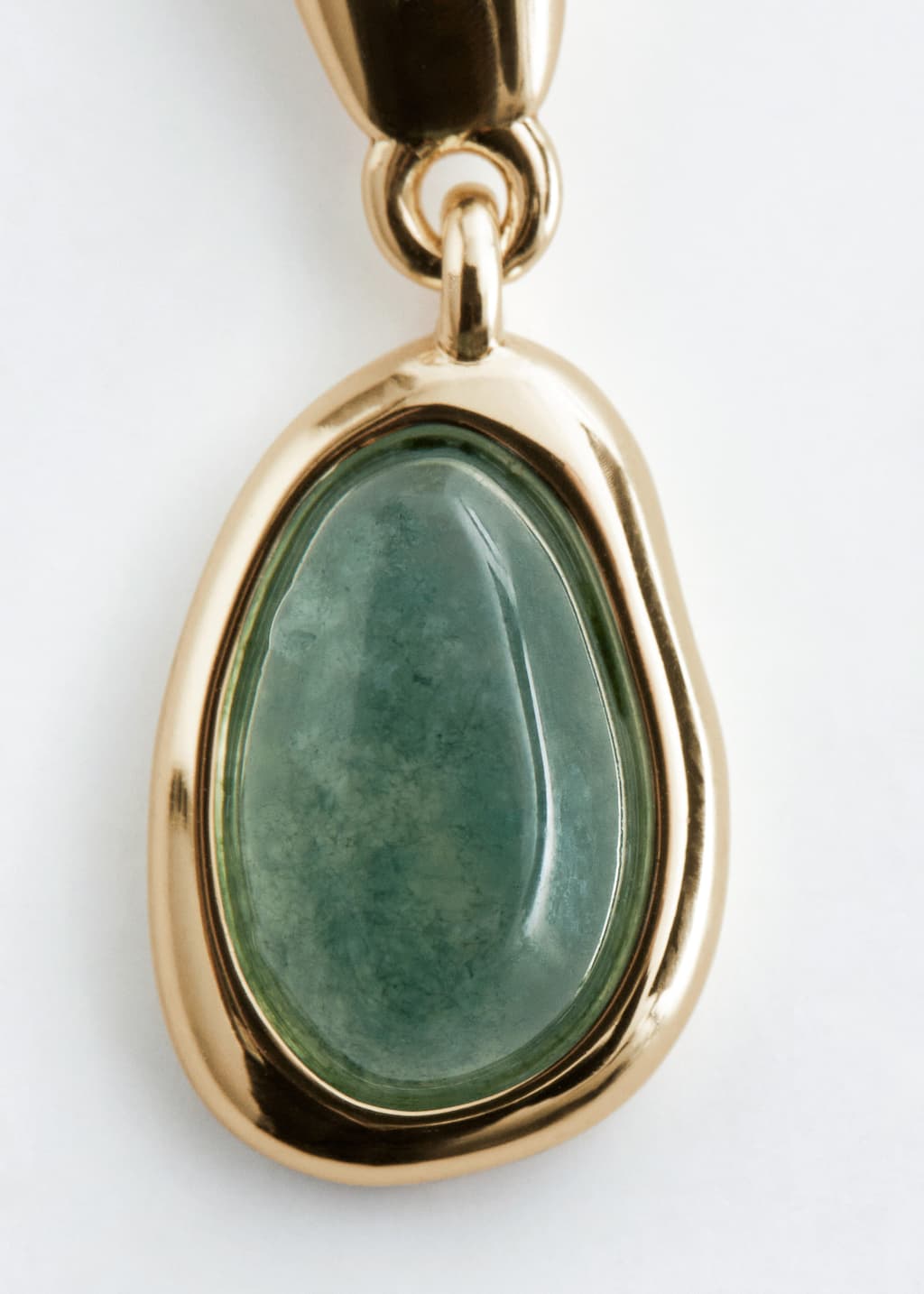 Image of Stone Pendant Earrings