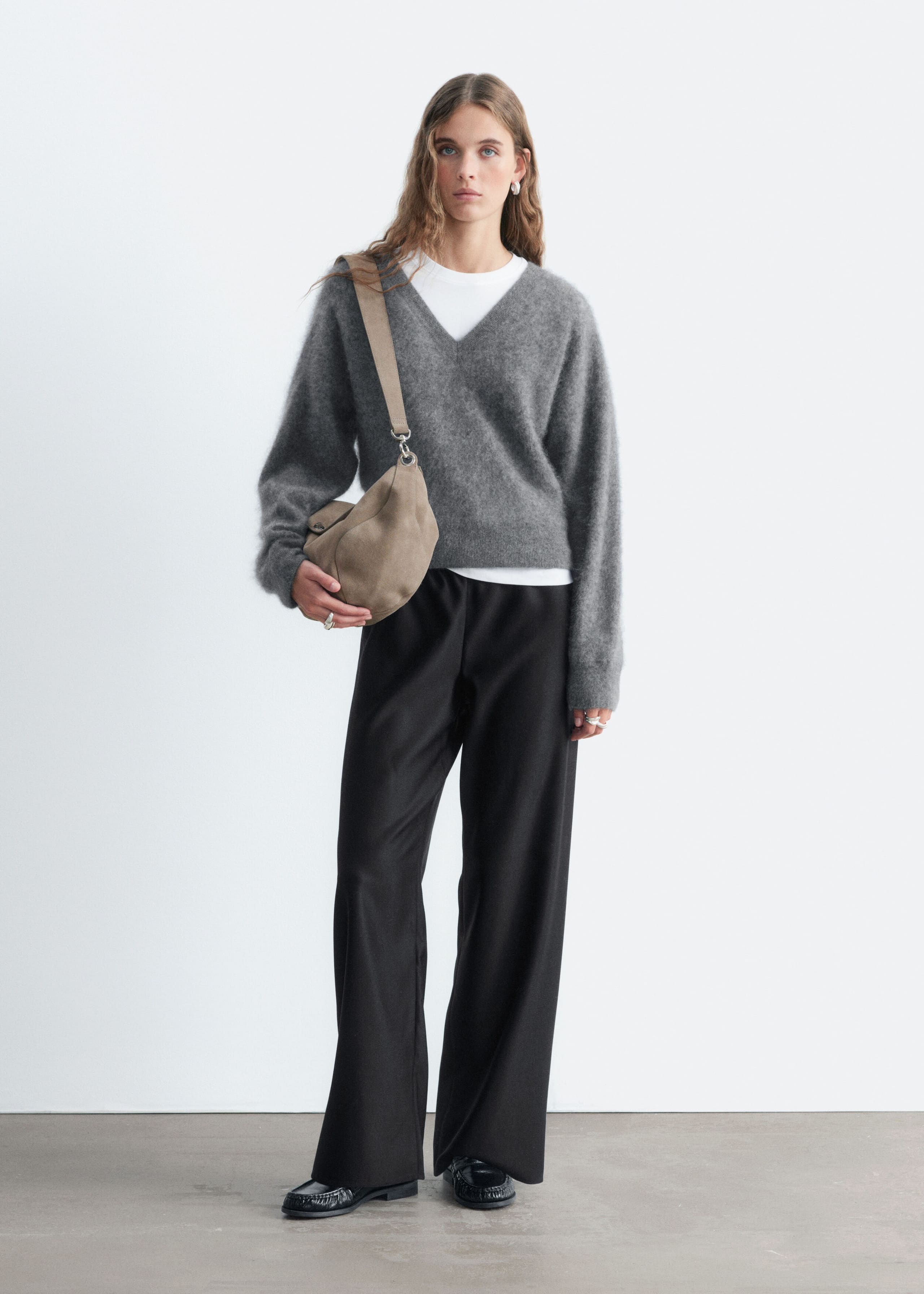 Pull-On Wool Trousers - Black - Still Life
