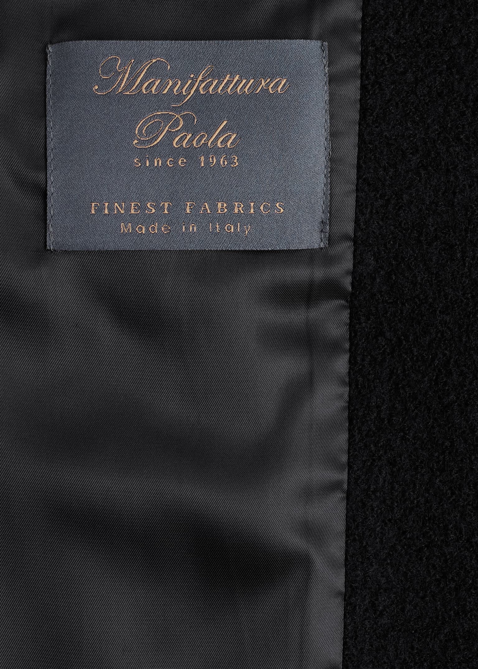 Tie-Belt Wool Coat - Black - 6