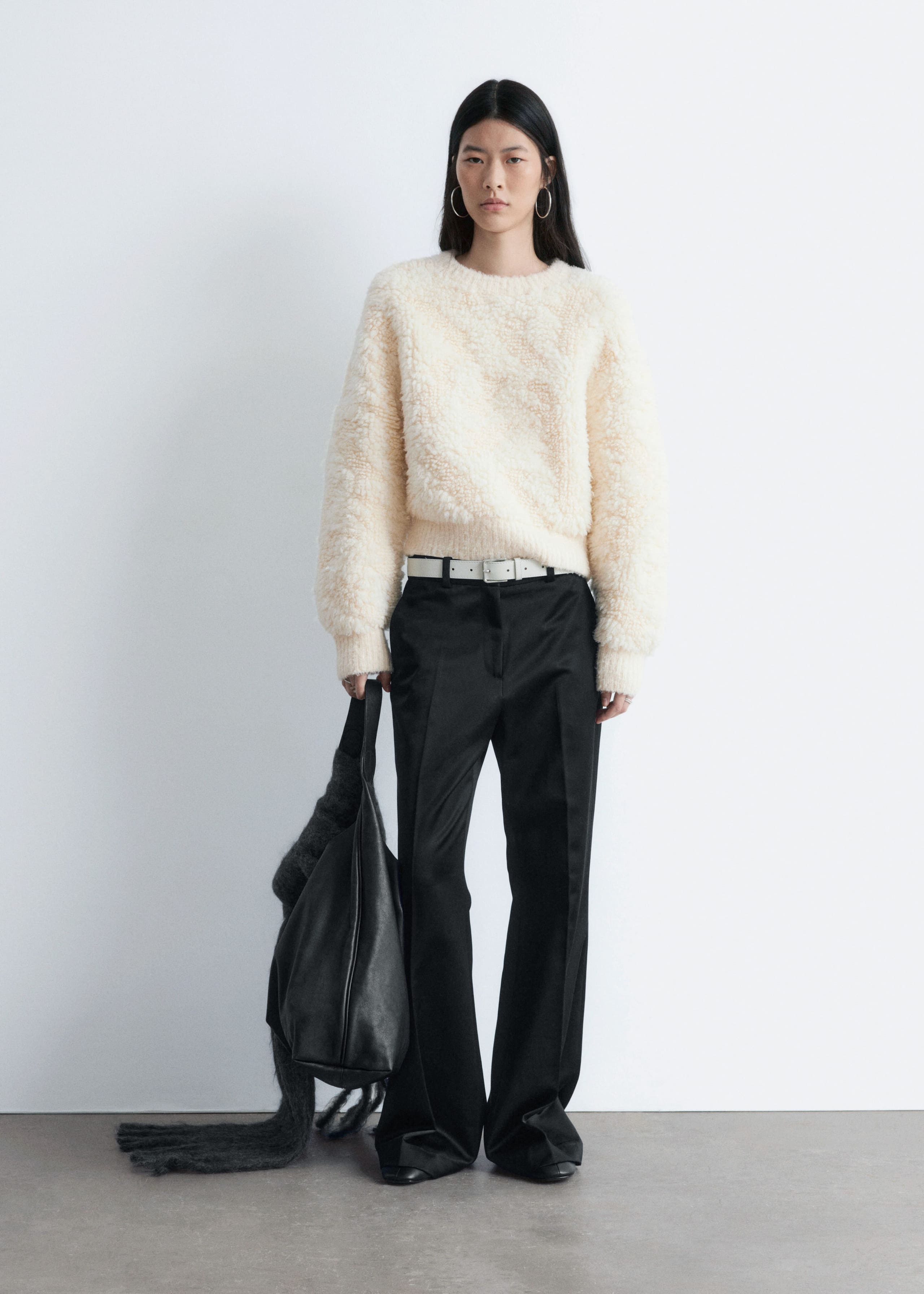 Image of Pile-Knit Wool Jumper