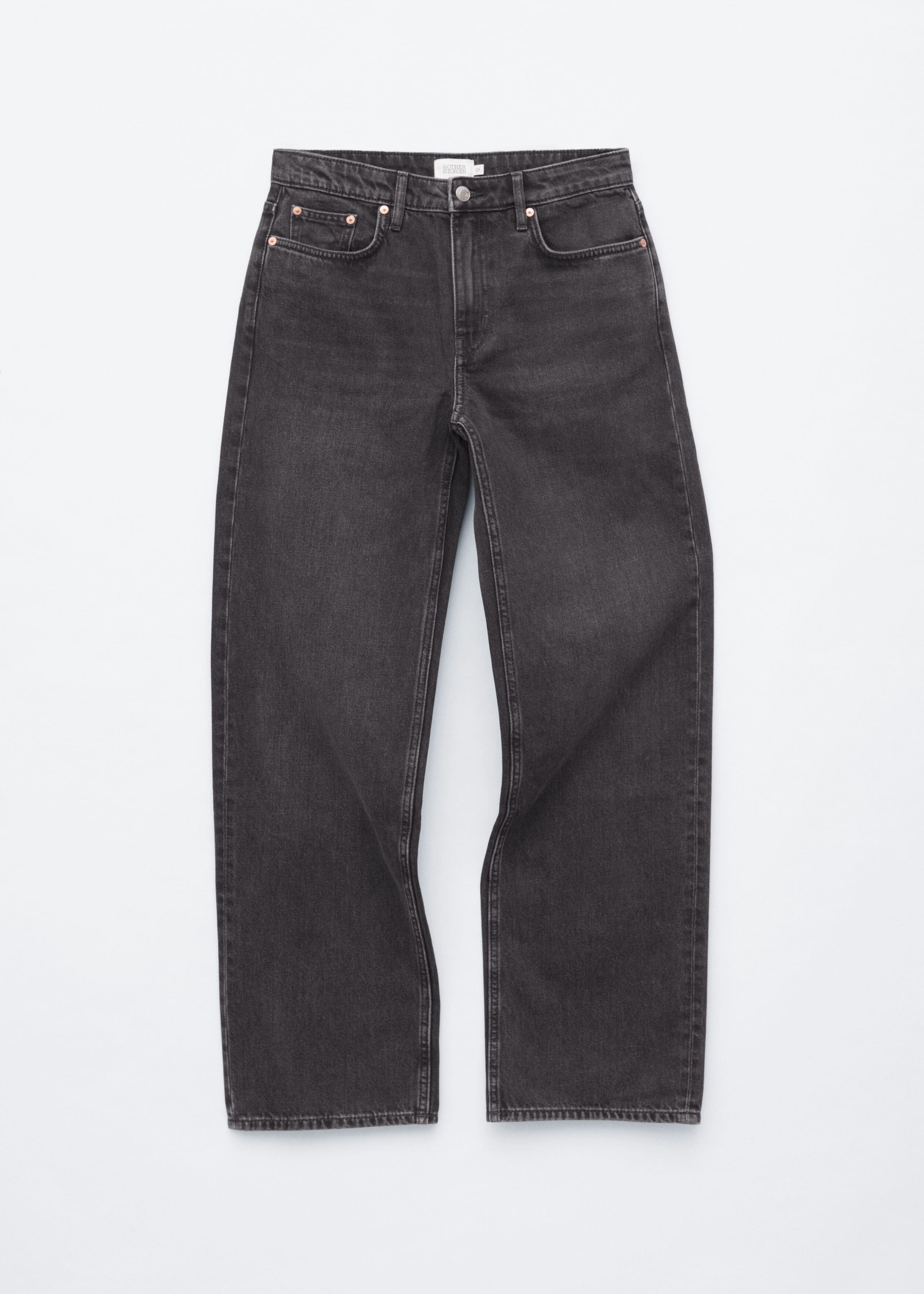 Straight-Leg Jeans - Washed black - Still Life