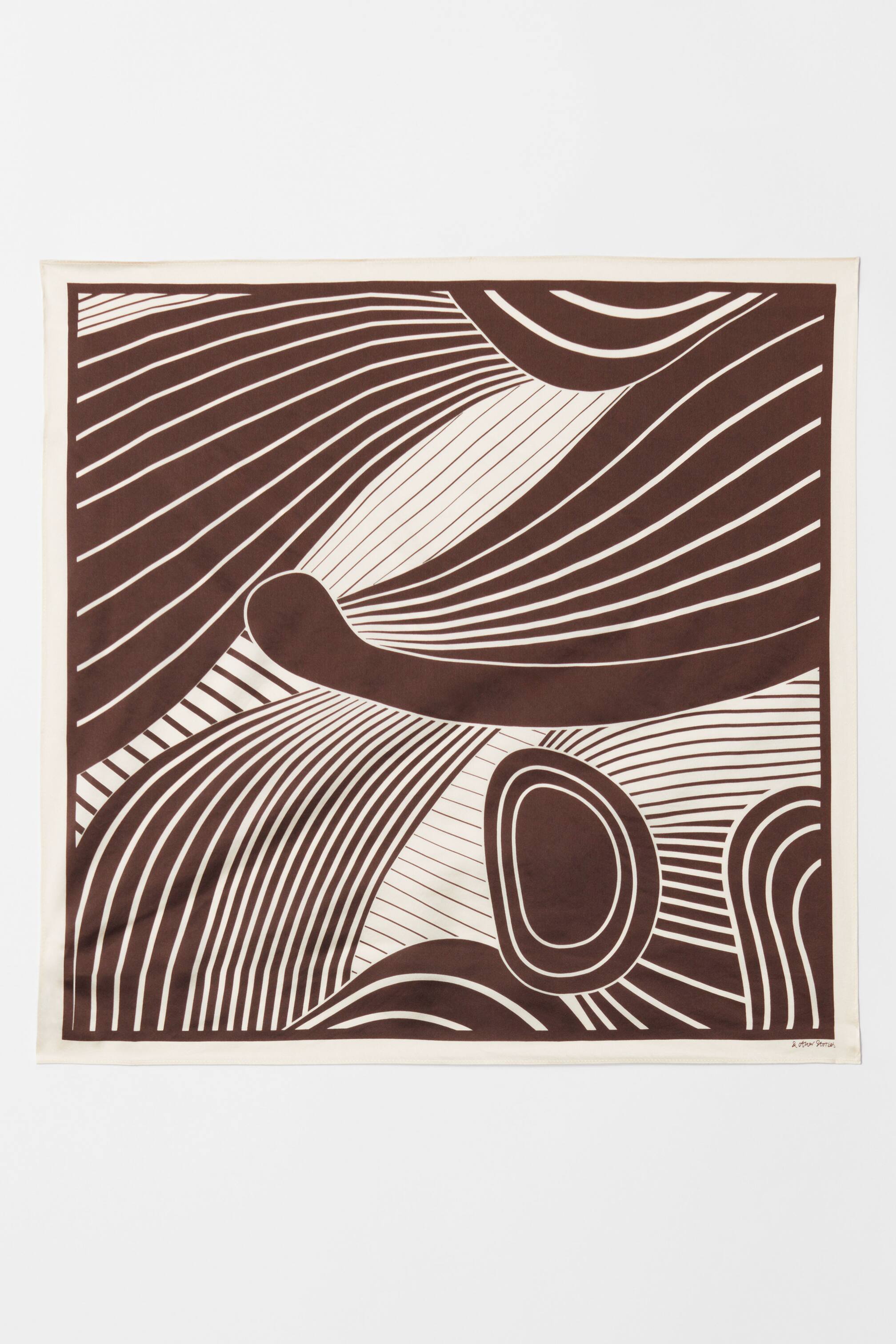 Vis større bilde: Mulberrysilkeskjerf - Brun - Ladies | H&M NO 1