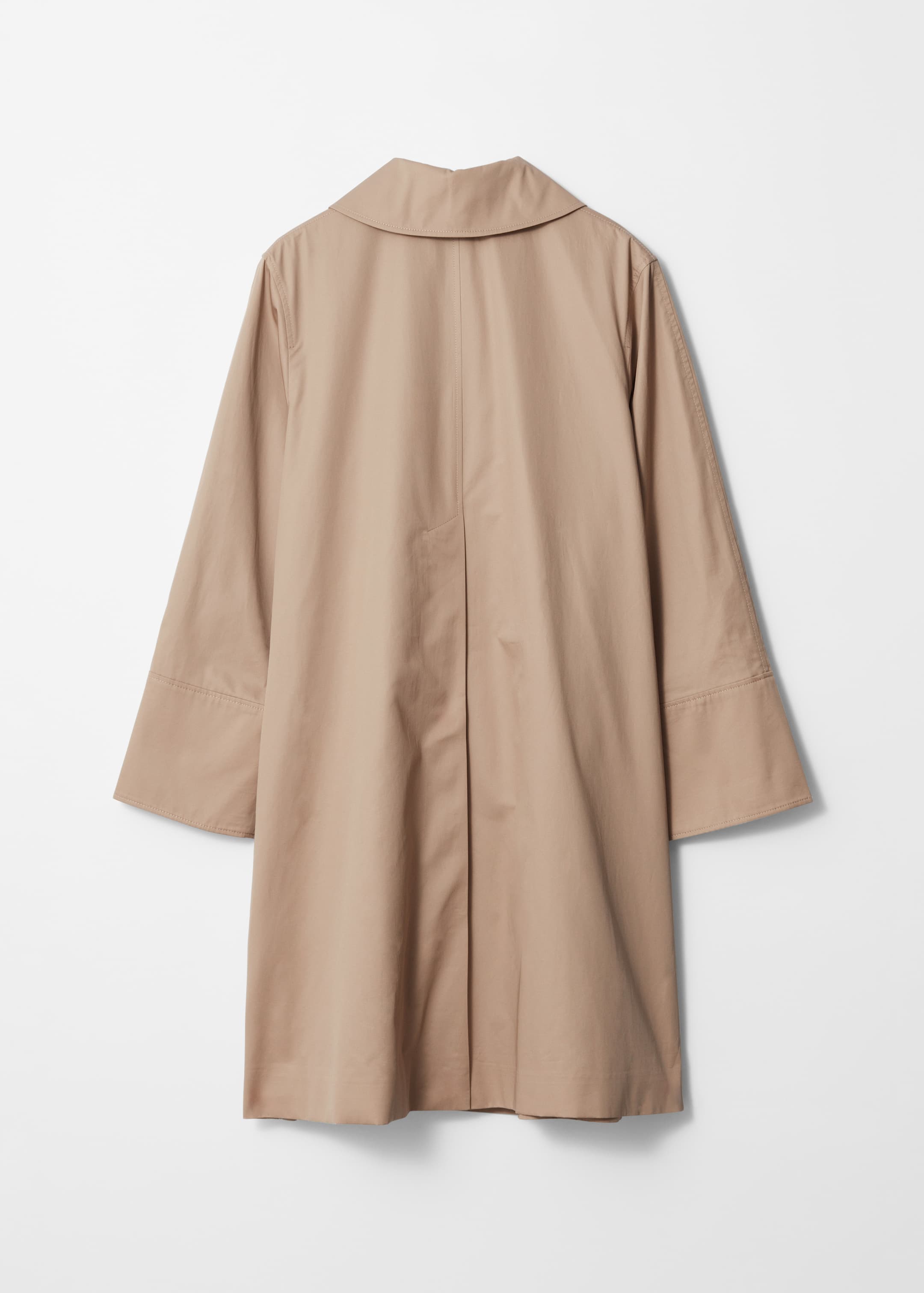 Visa större bild: Kappa med krage - Beige - DAM | H&M FI 8