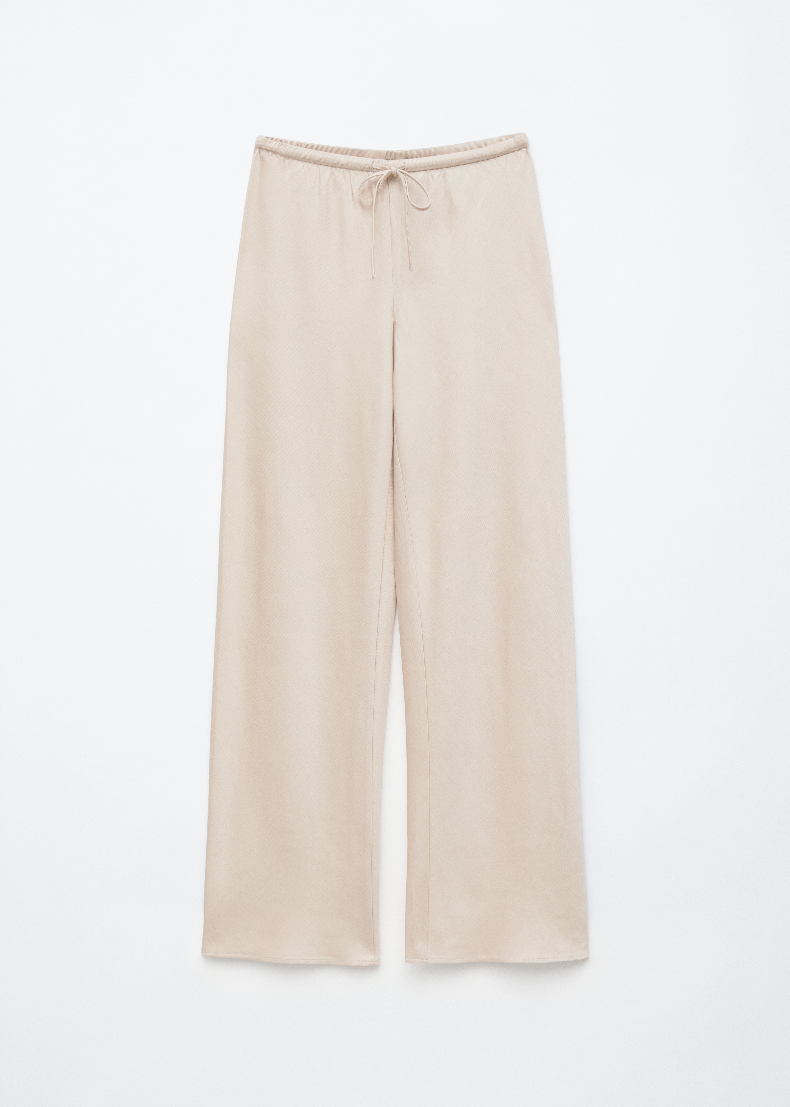 Twillbukser med snoretræk - Beige/Sort/Mørkebrun/Beige