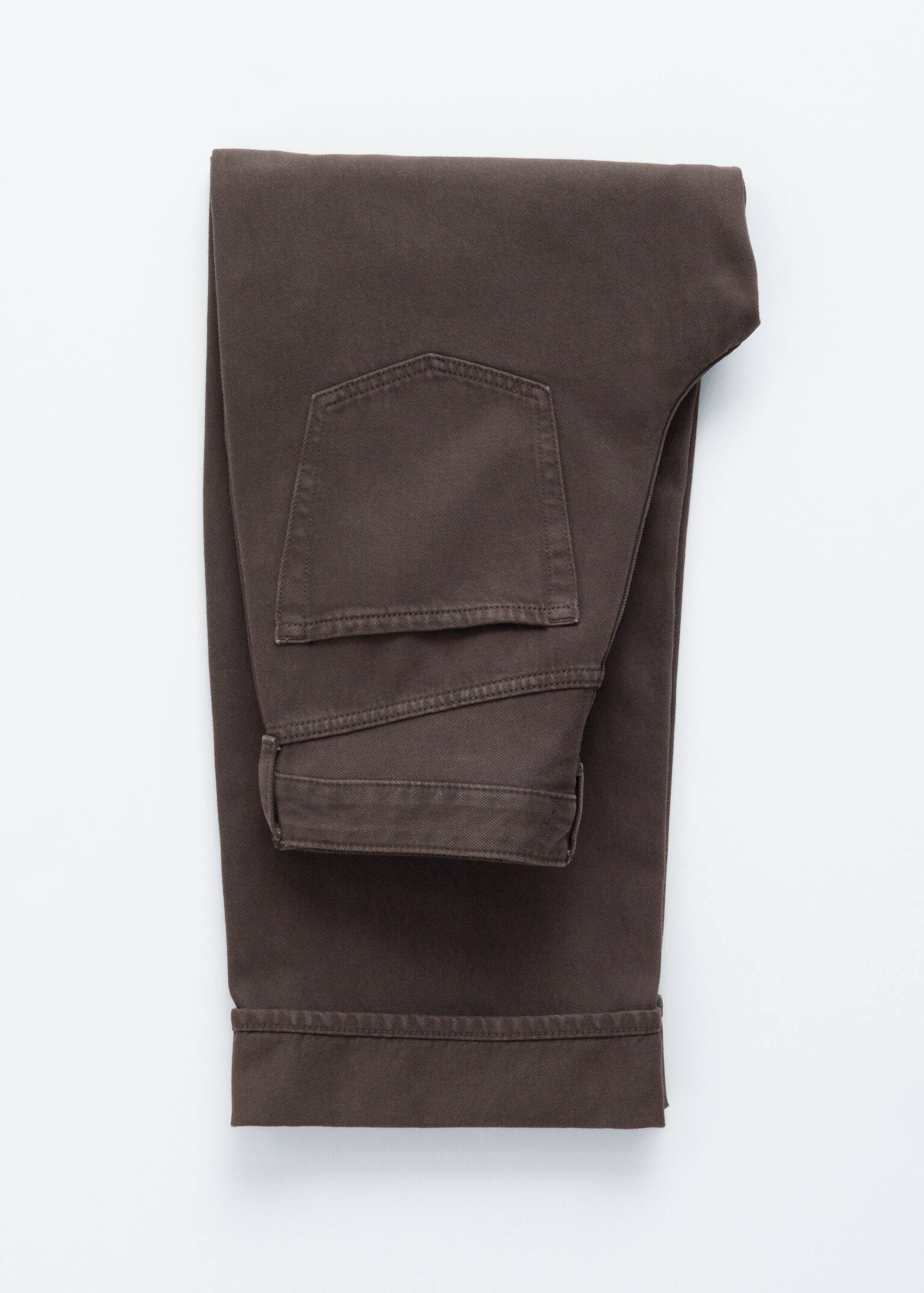 Blugi Barrel-Leg - Maro închis/Albastru deschis - 8