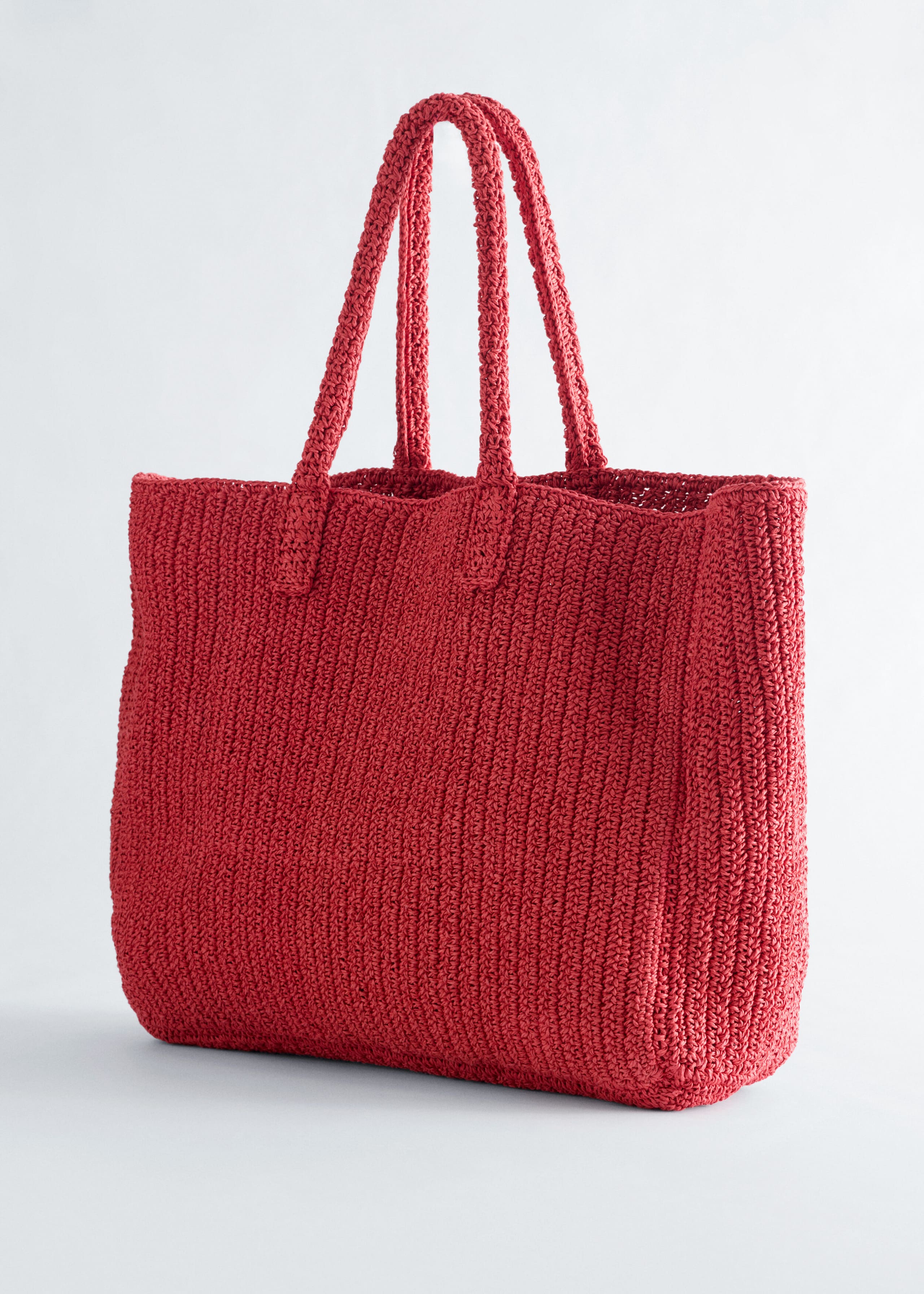 Paper Straw Tote Bag - Beige - Still Life