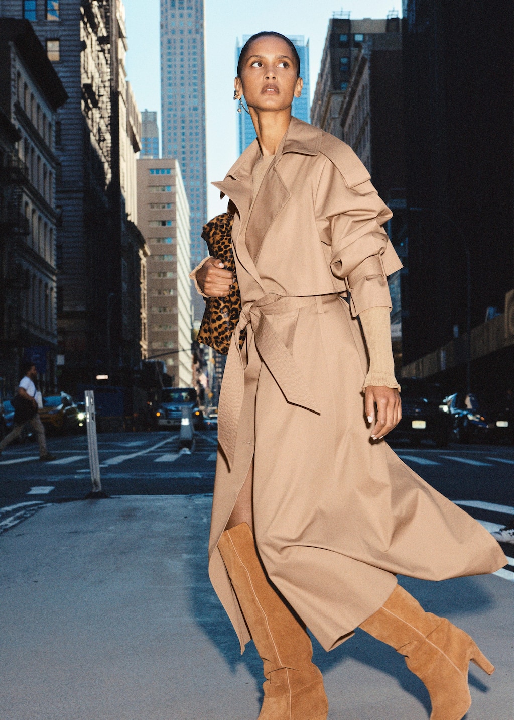 Image of Dubbelknäppt trenchcoat