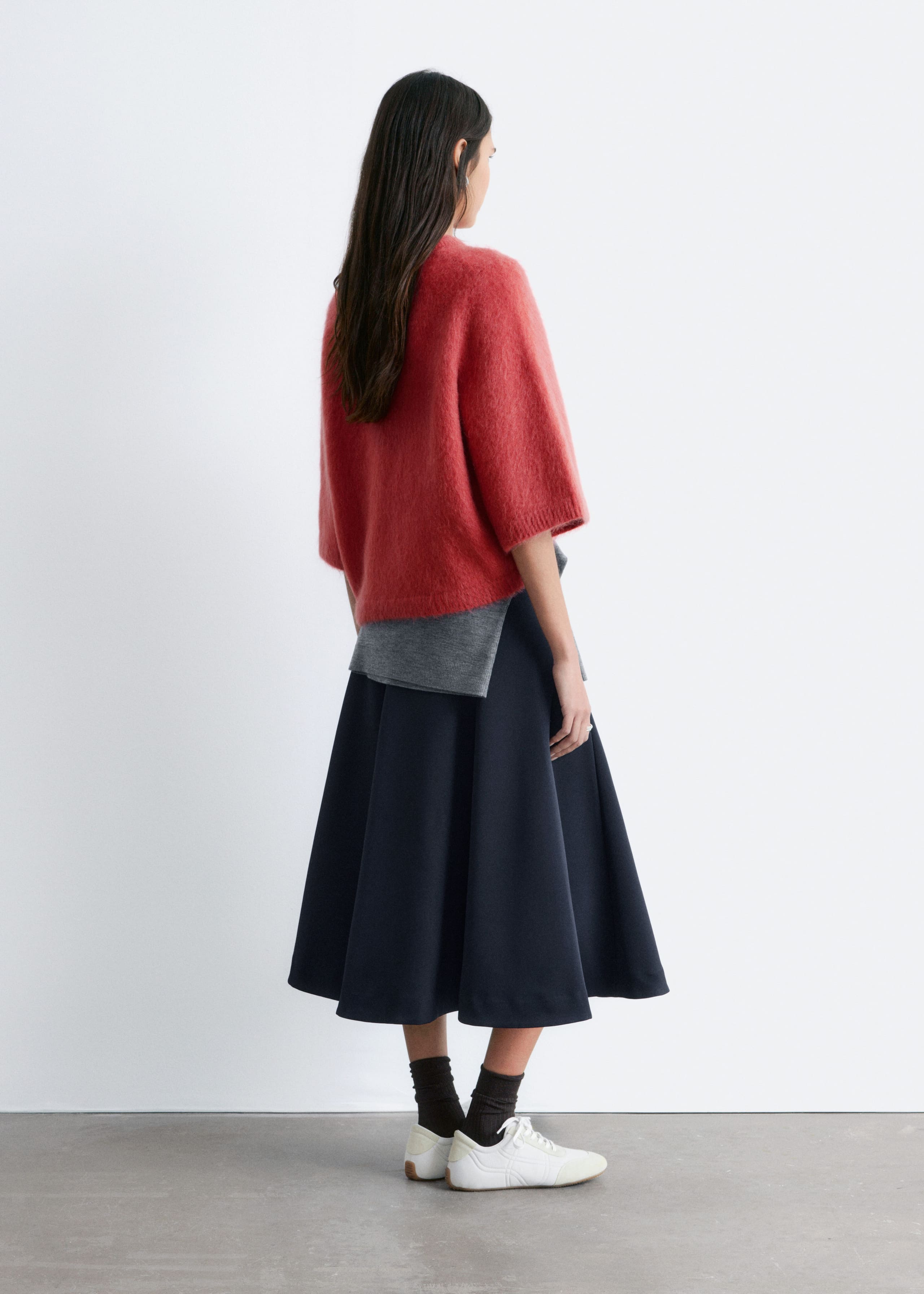 Image of Mohair-Blend Knitted T-shirt