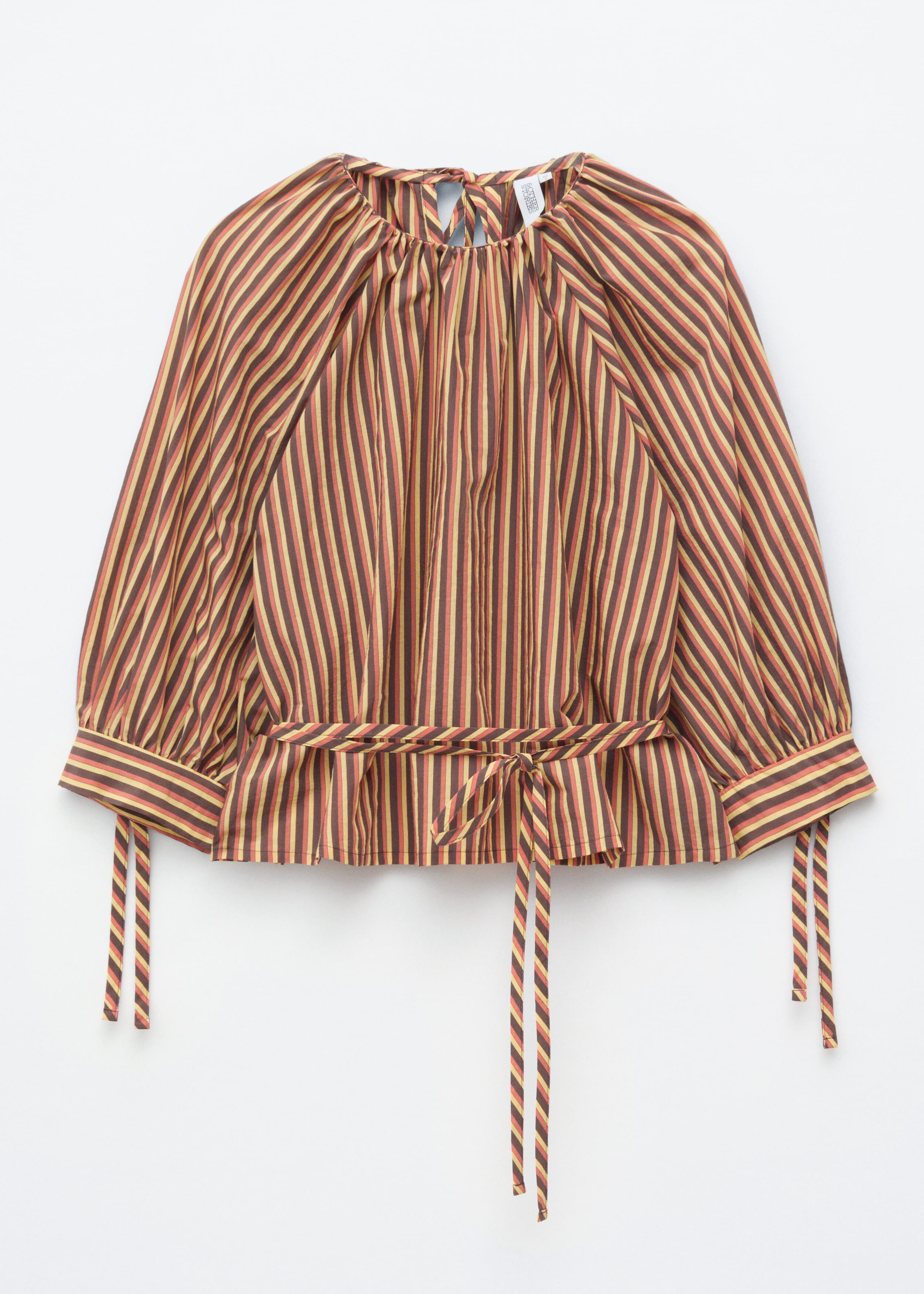 Image of Bluse mit Kordelzug-Manschetten