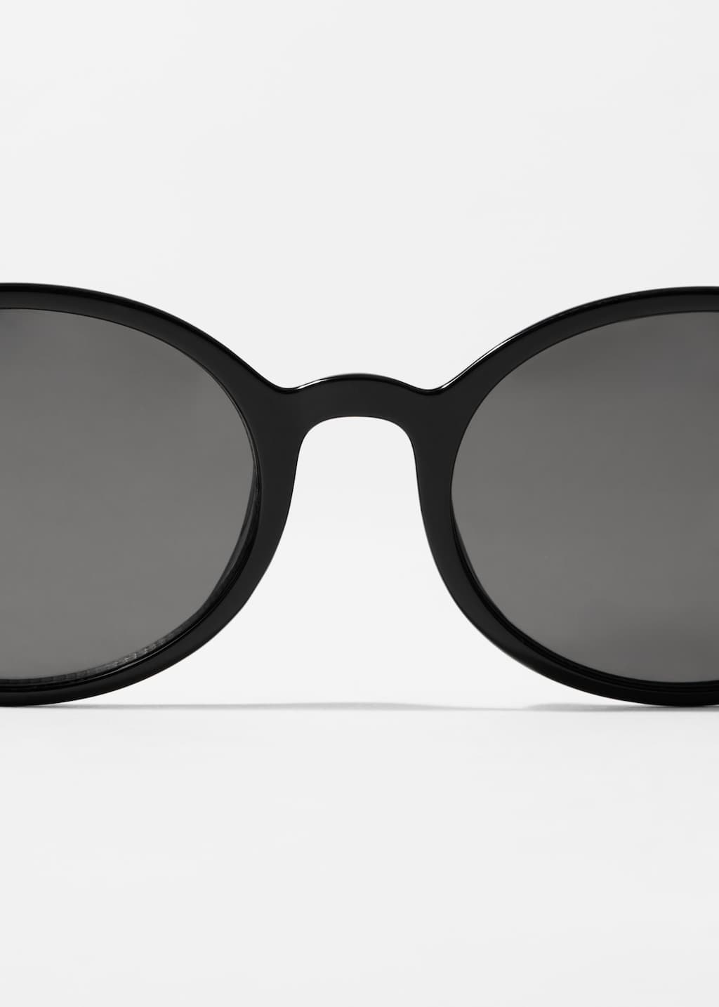 Image of Oval-Frame Sunglasses