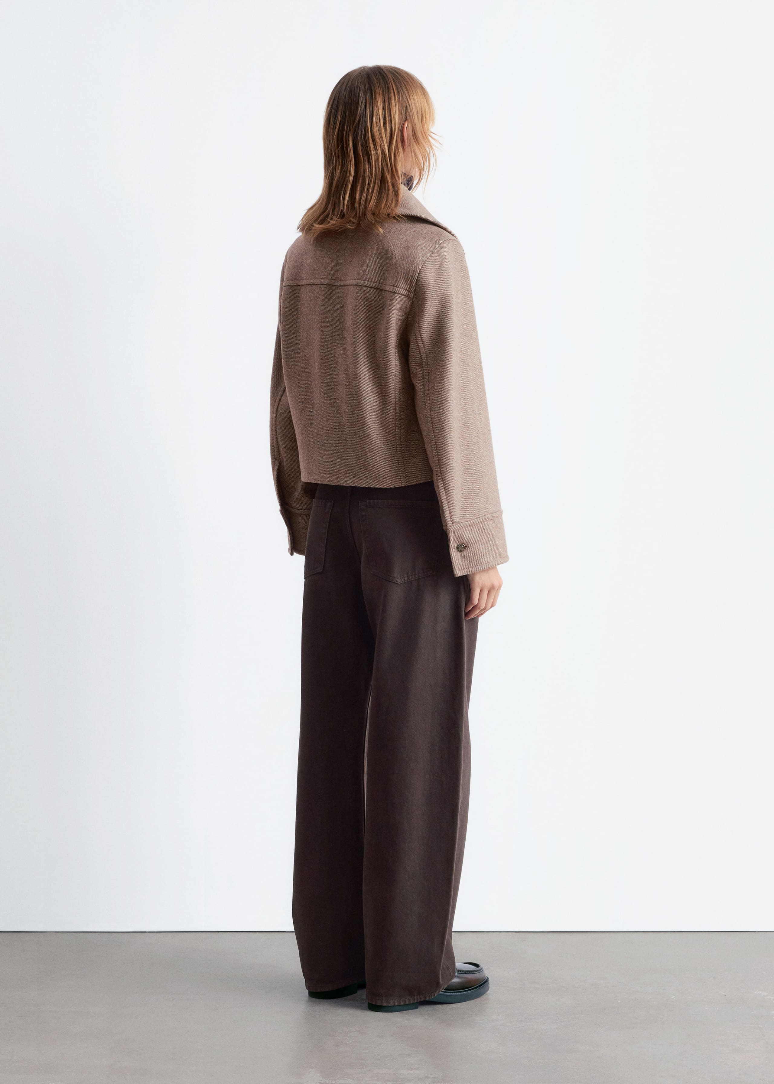 Image of Cropped Wool Jacket