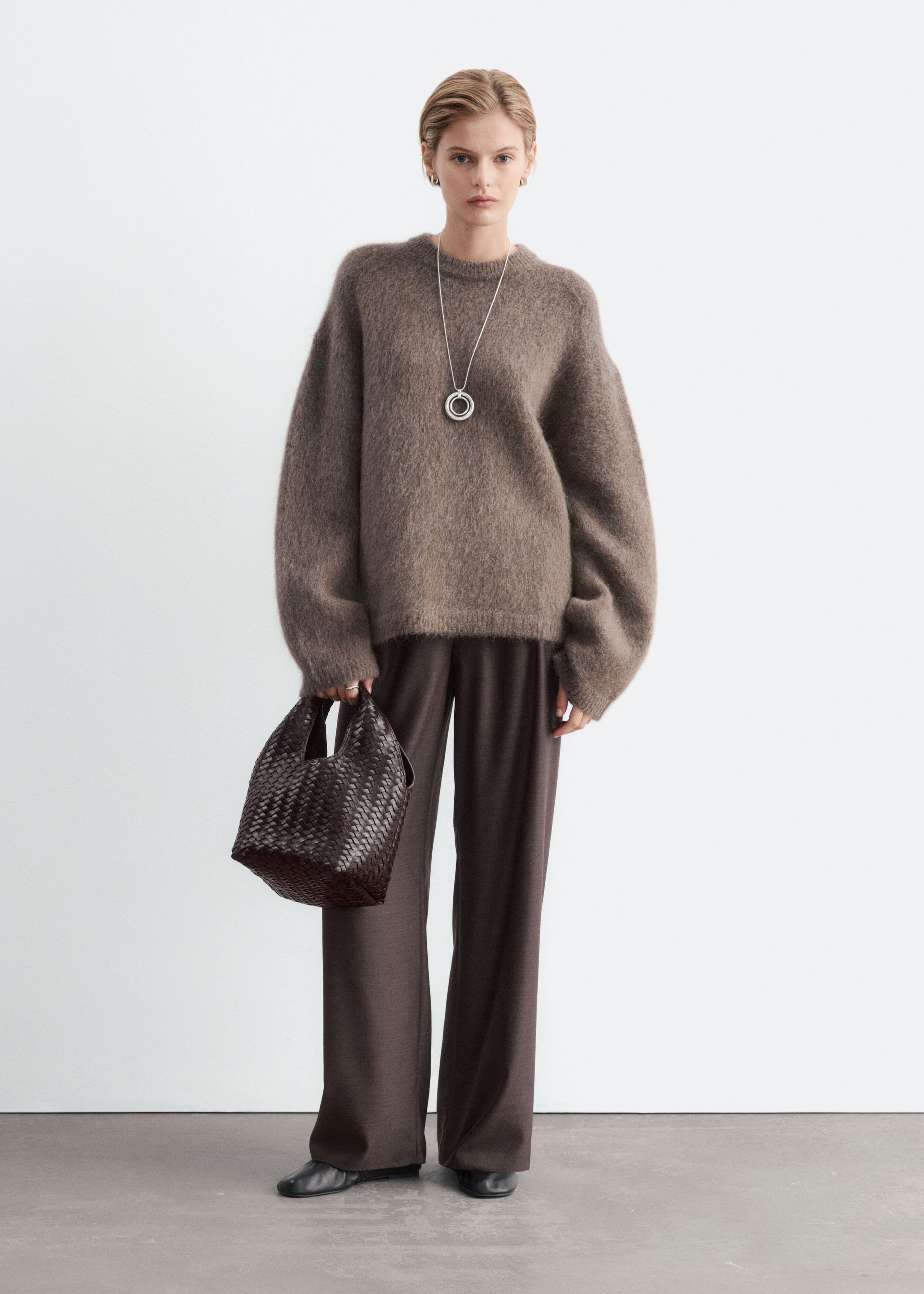 Mohair-Blend Jumper - Mole - Lookbook