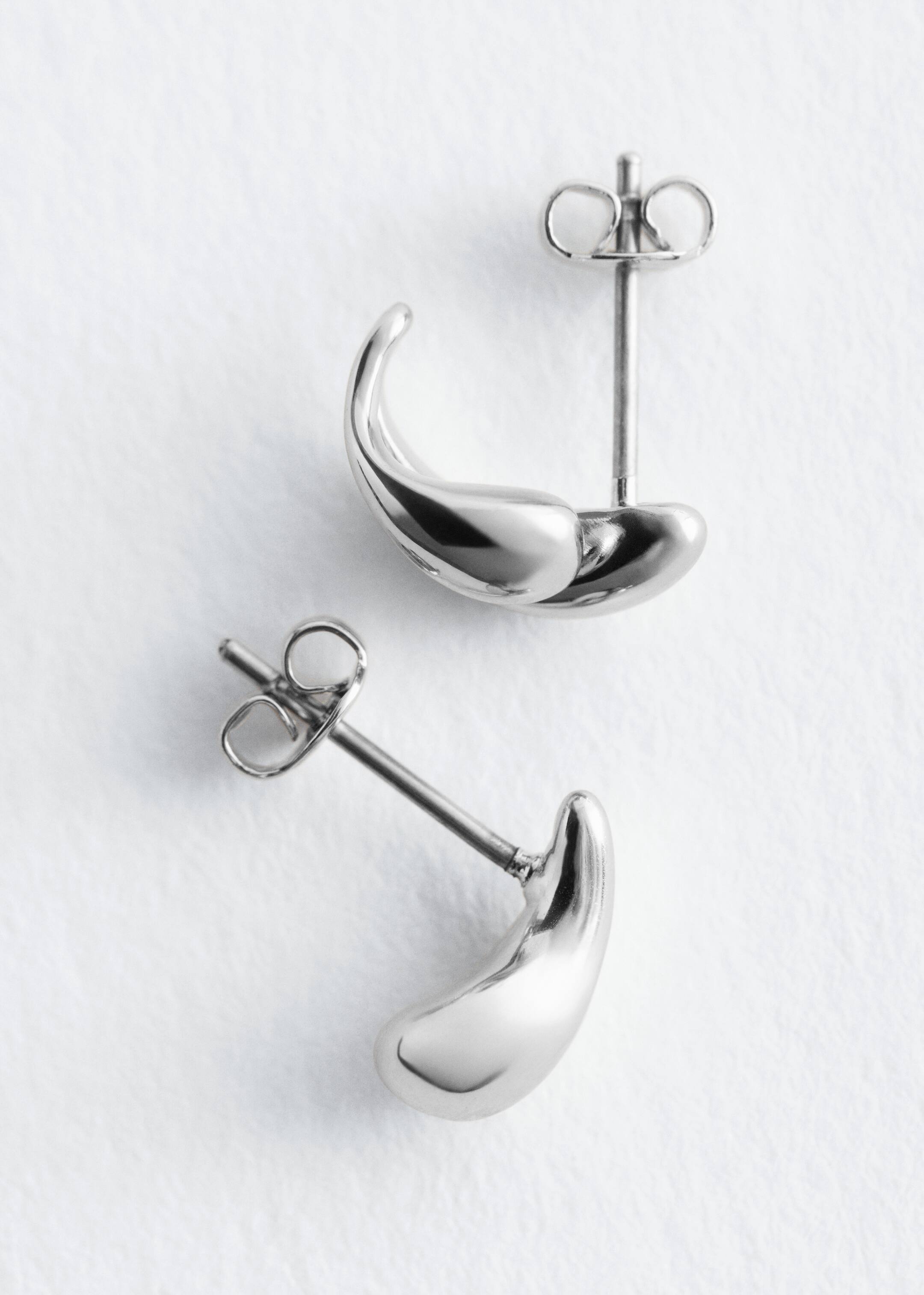Agrandir l'image: Ensemble de boucles d’oreilles bombées - Argenté - FEMME | H&M BE 2