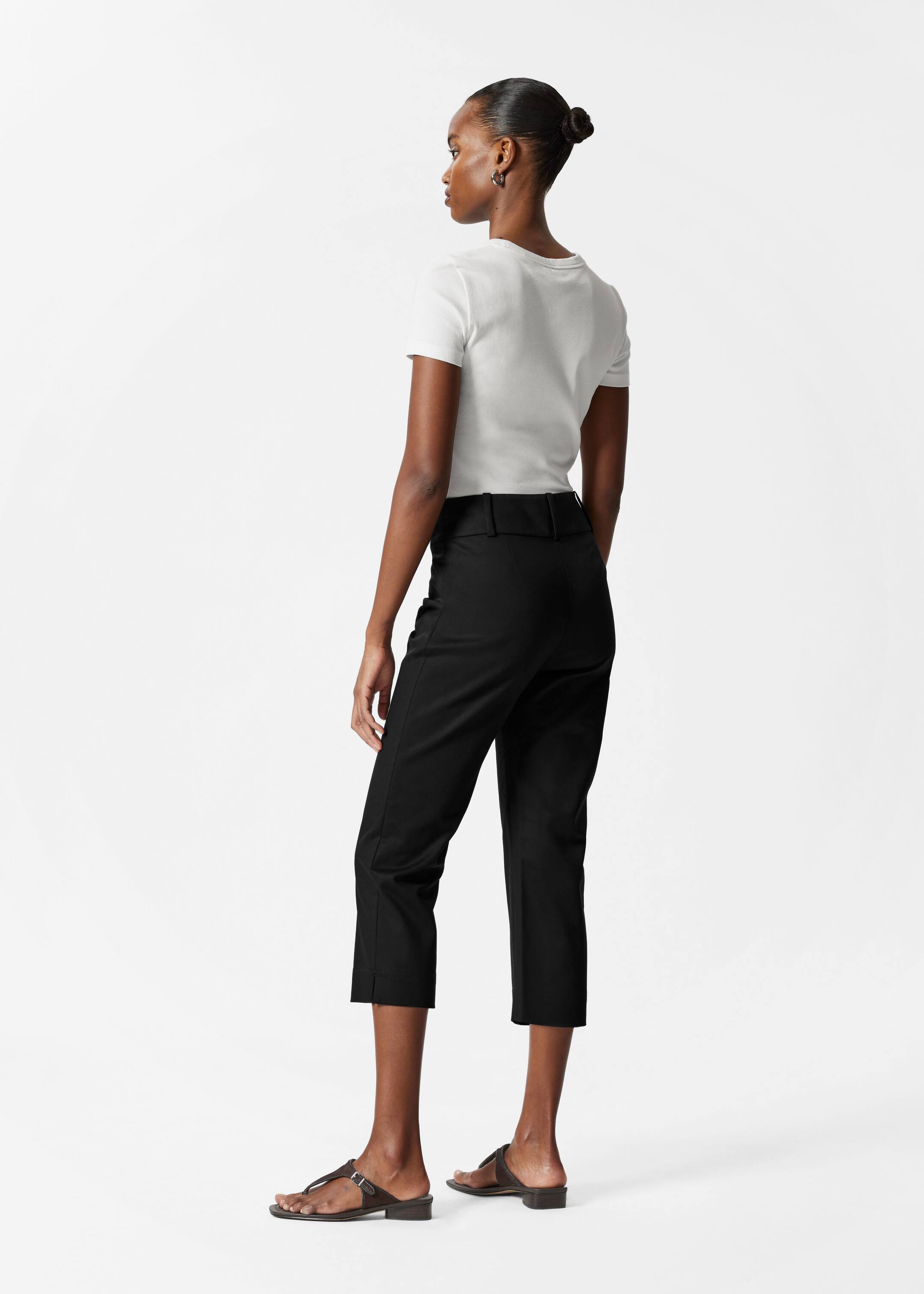 Agrandir l'image: Pantalon capri - Noir - FEMME | H&M FR 3