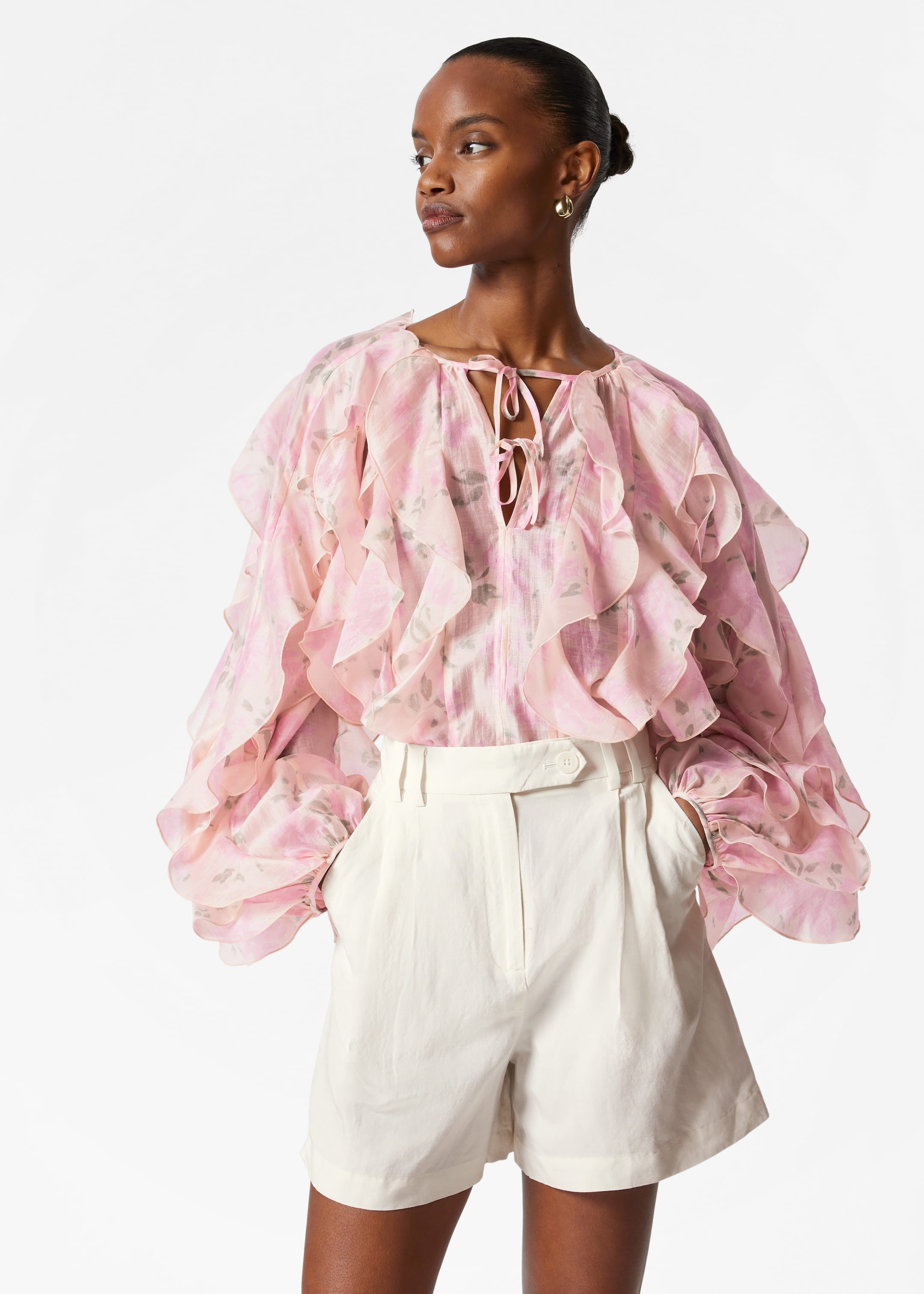 Größeres Bild anzeigen: Elegante Shorts - Weiß - Ladies | H&M AT 2