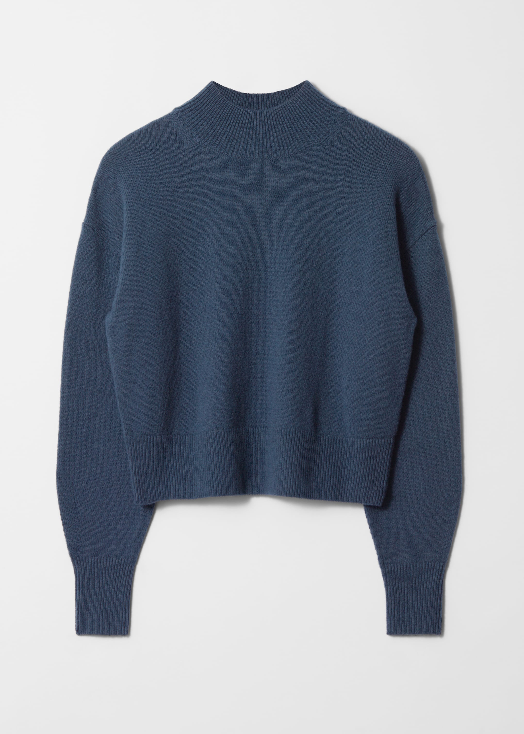 Ver imagen más grande: Jersey de cuello semialto - Azul oscuro - MUJER | H&M ES 1