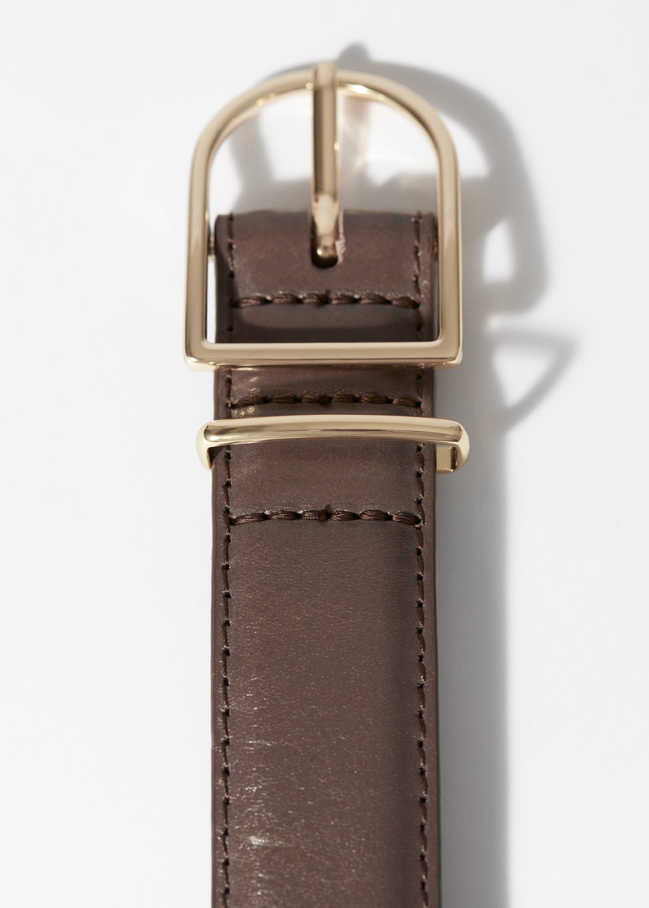 Größeres Bild anzeigen: Ledergürtel - Graubraun - Ladies | H&M AT 2