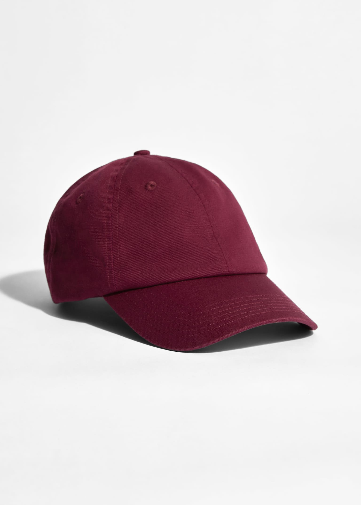 Casquette classique - Bordeaux/Blanc