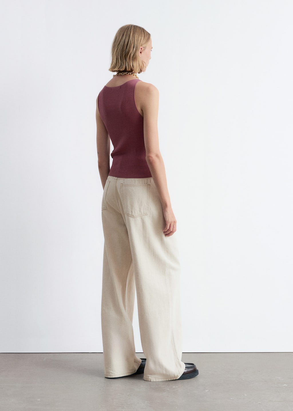 Image of Rib-Knit Tank Top