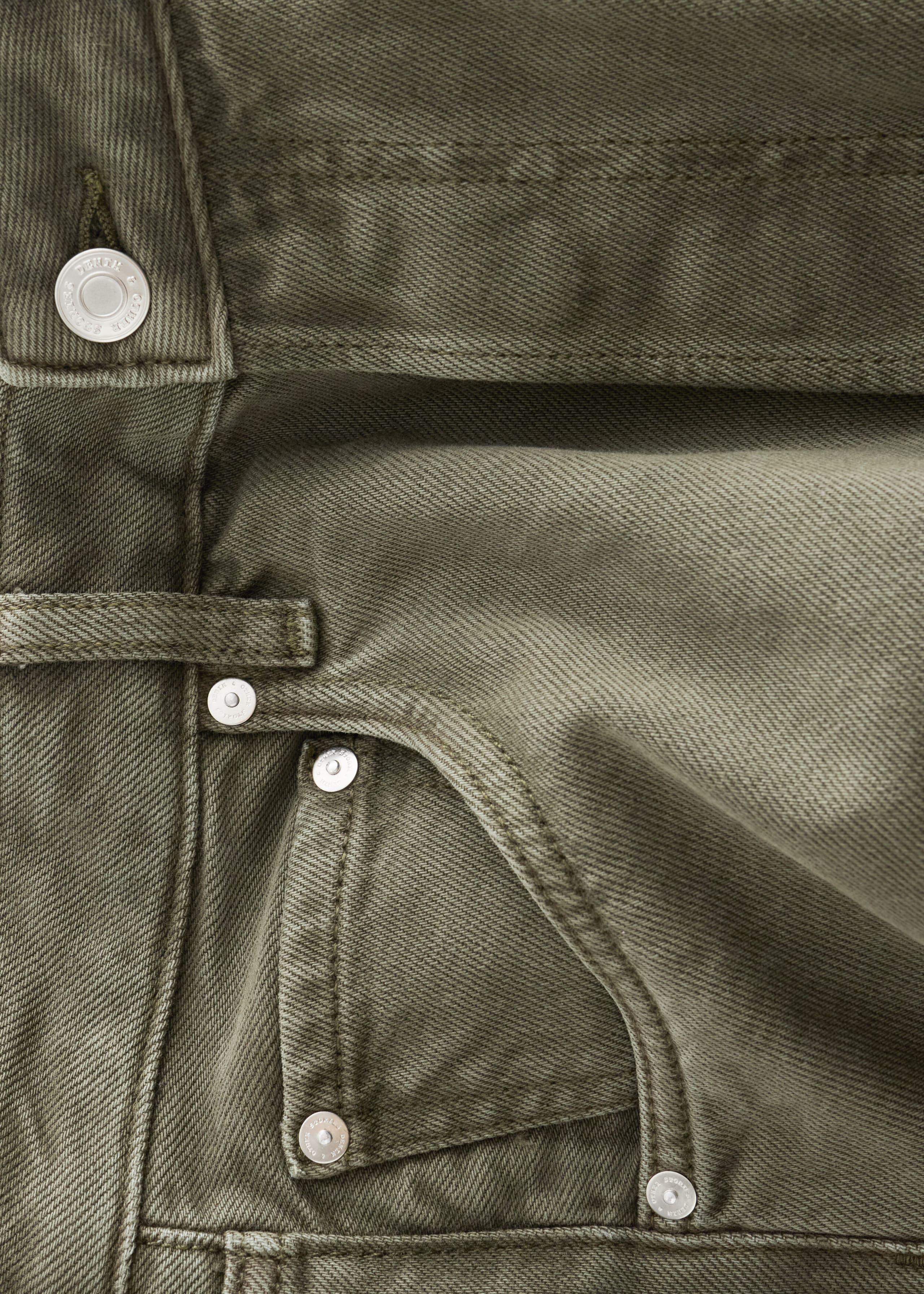 Barrel-Leg Jeans - Dark Green - Lookbook