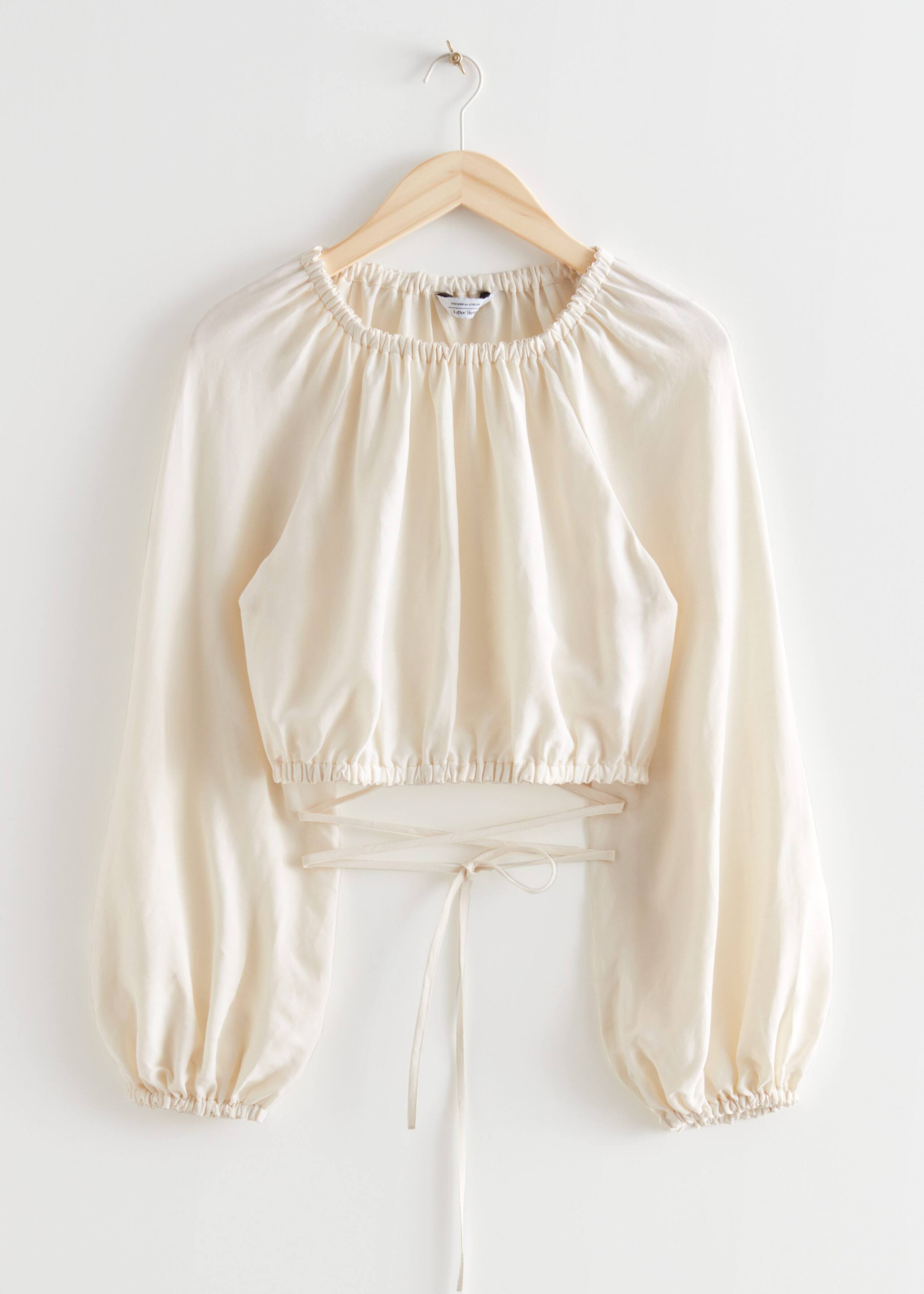 Voluminous Crop Top - Lime - Still Life