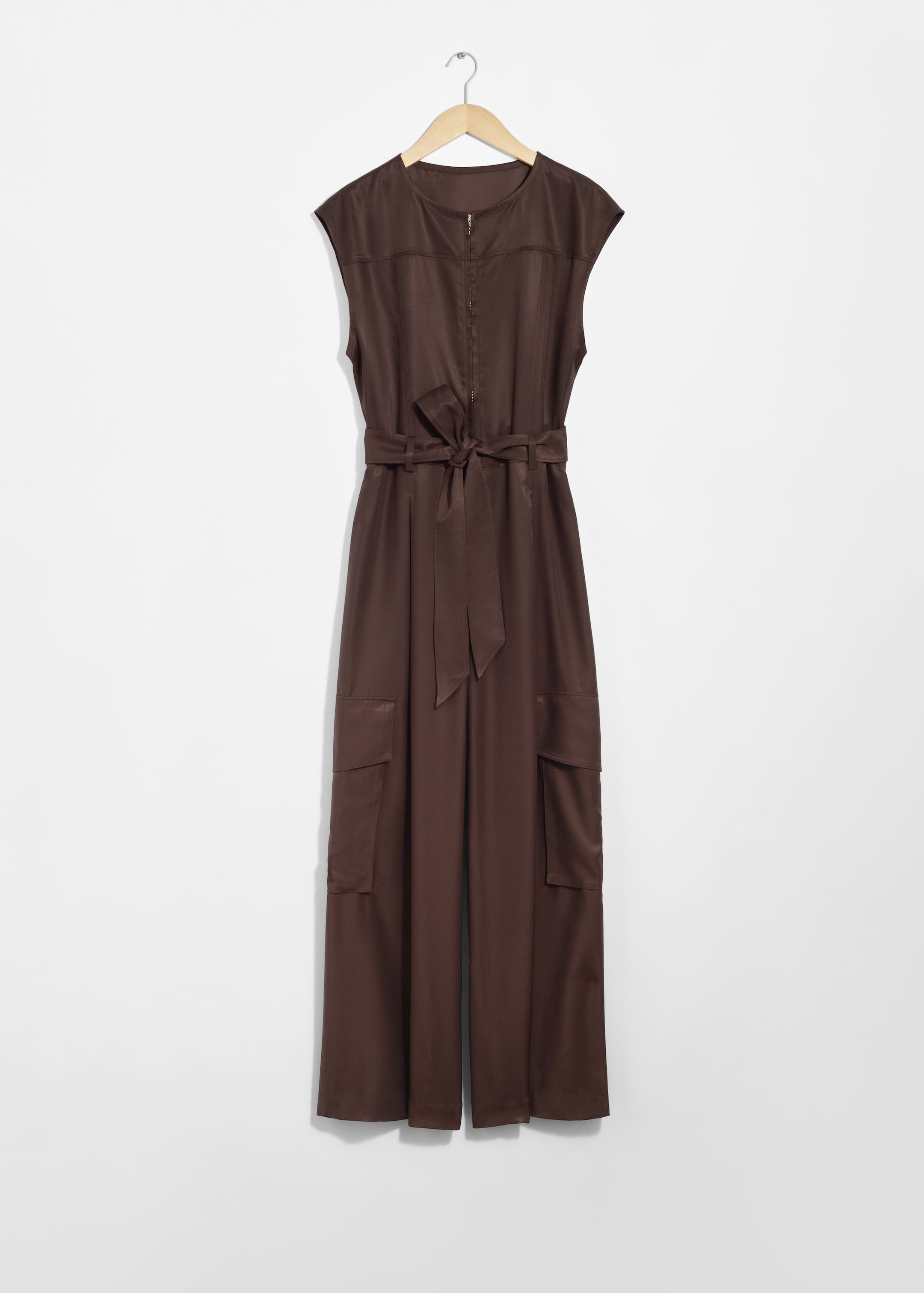 Zobacz większy obraz: Kombinezon w stylu utility - Brązowy - ONA | H&M PL 1